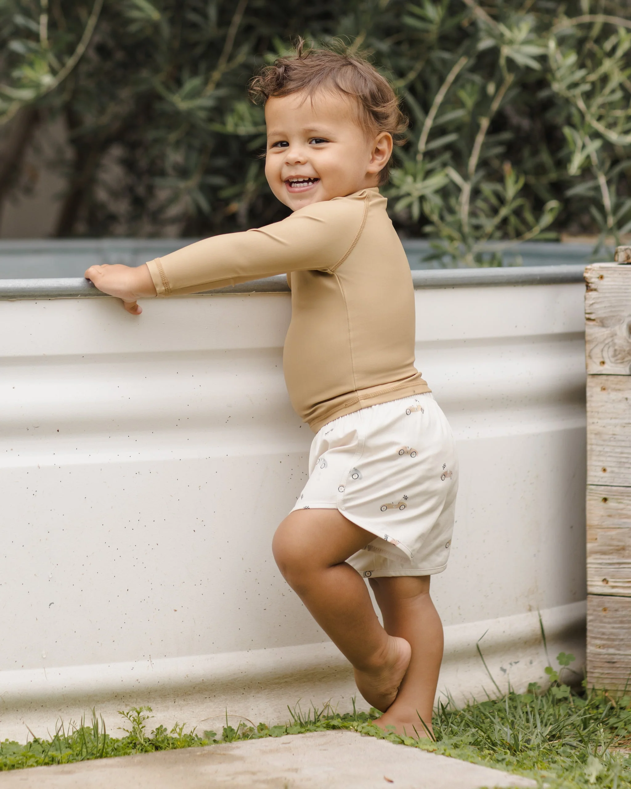 Boys Swim Short Race Car - Image 4