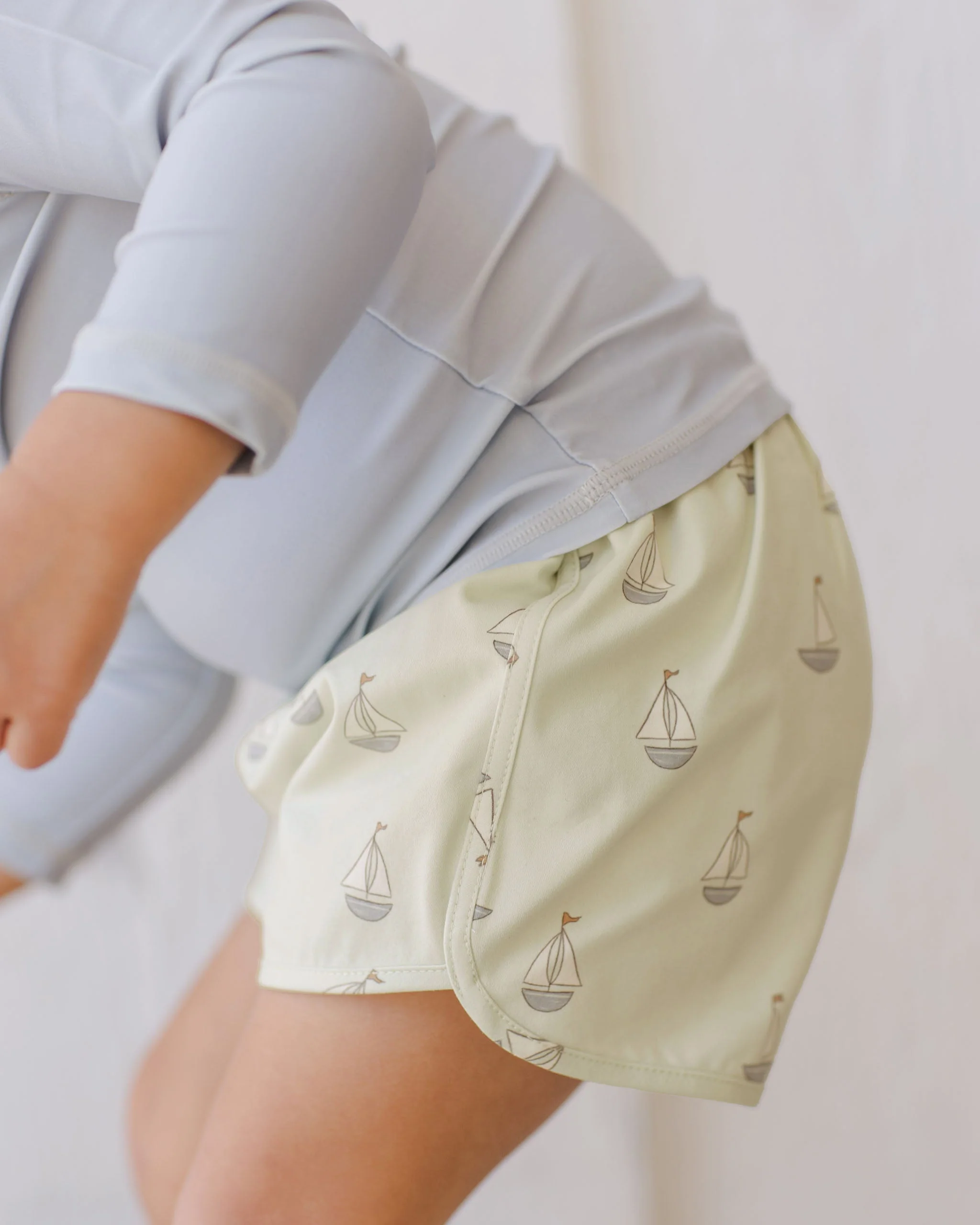 -Boys Swim Short || Sailboats- - Image 3