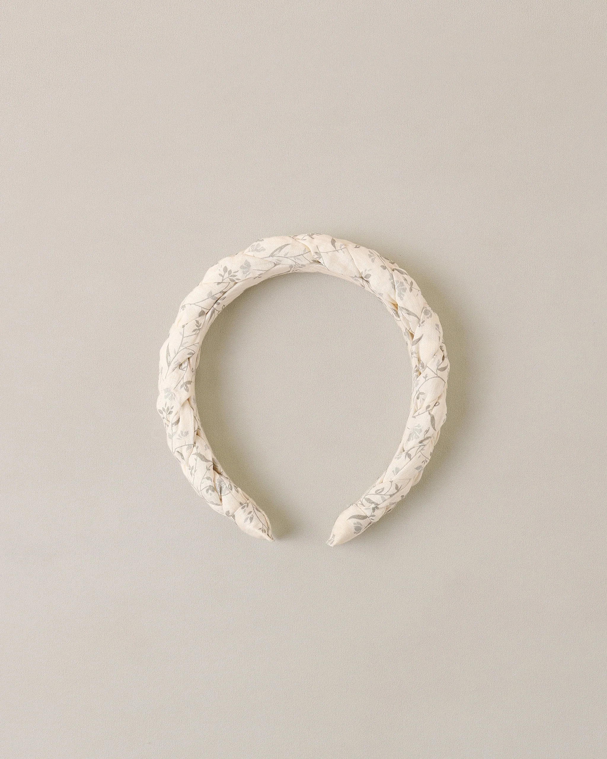 Braided Headband French Floral Stripe