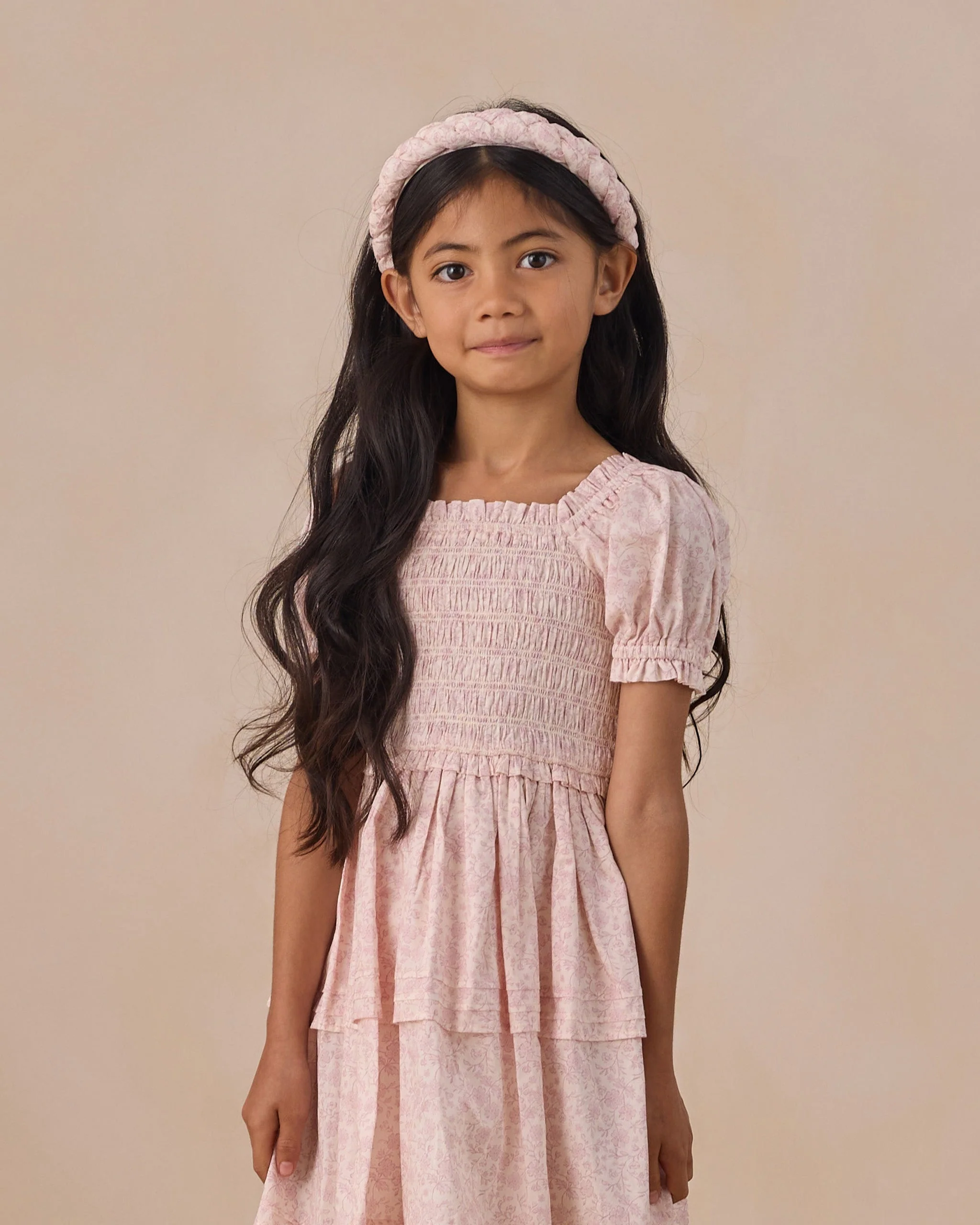 Braided Headband Lavender Floral - Image 2
