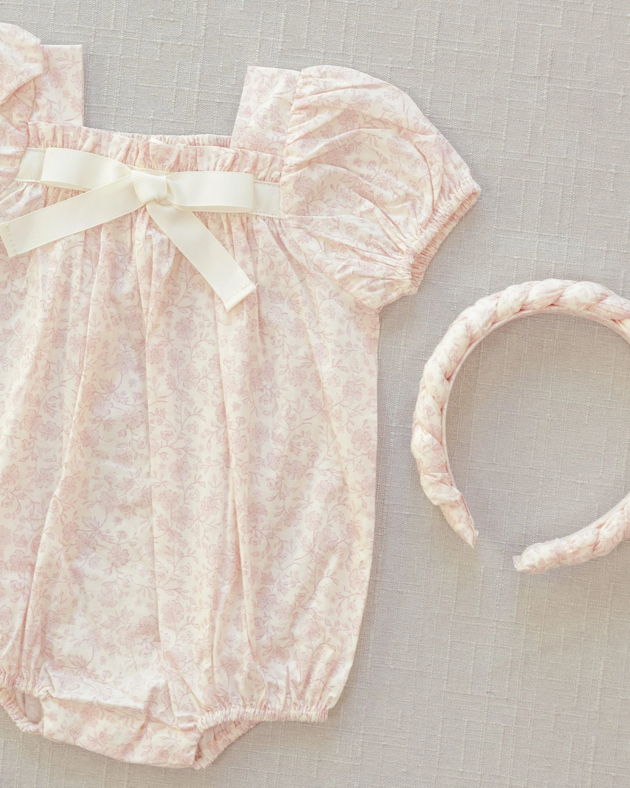 Braided Headband Lavender Floral - Image 6