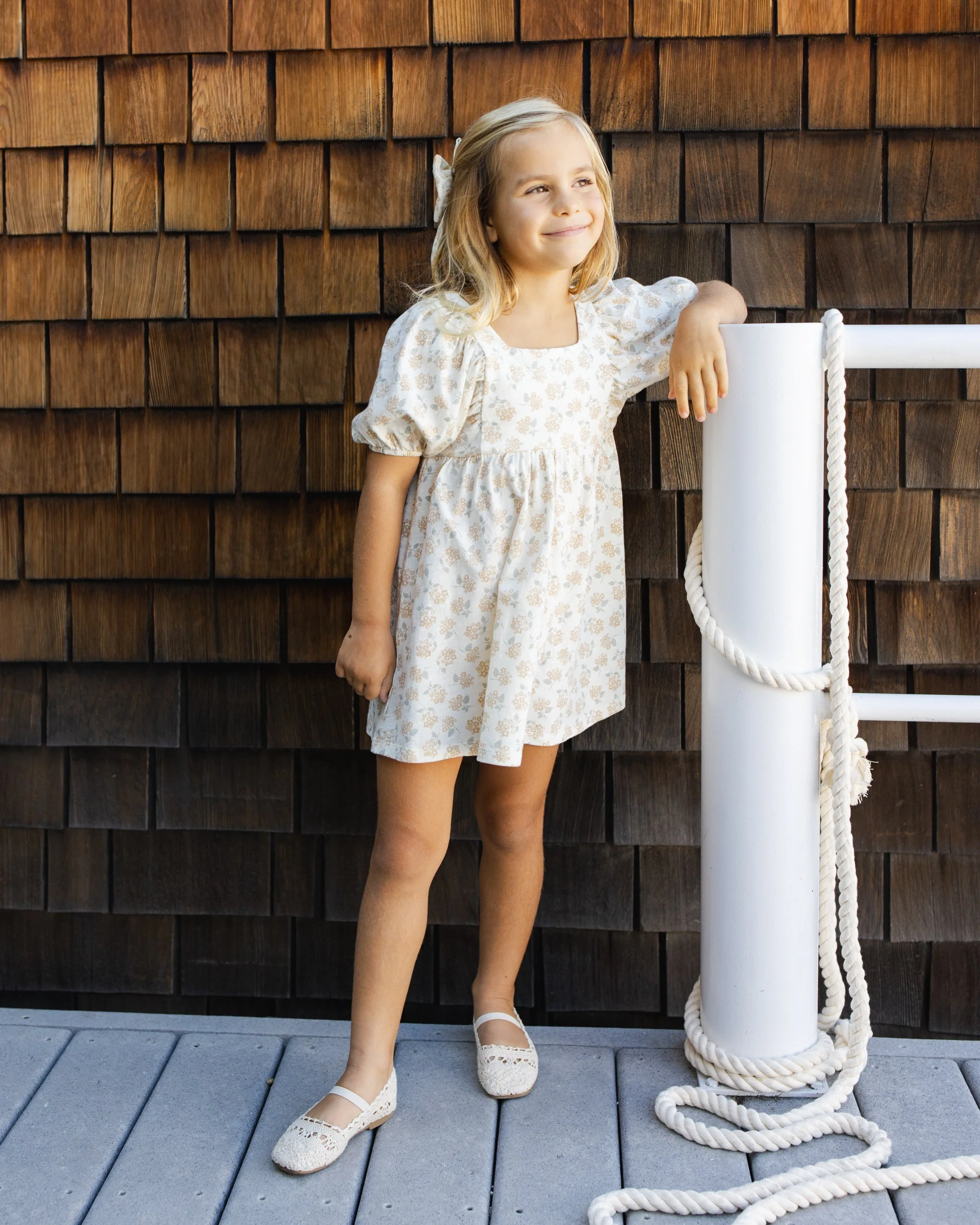 Brea Dress Yellow Ditsy - Image 4