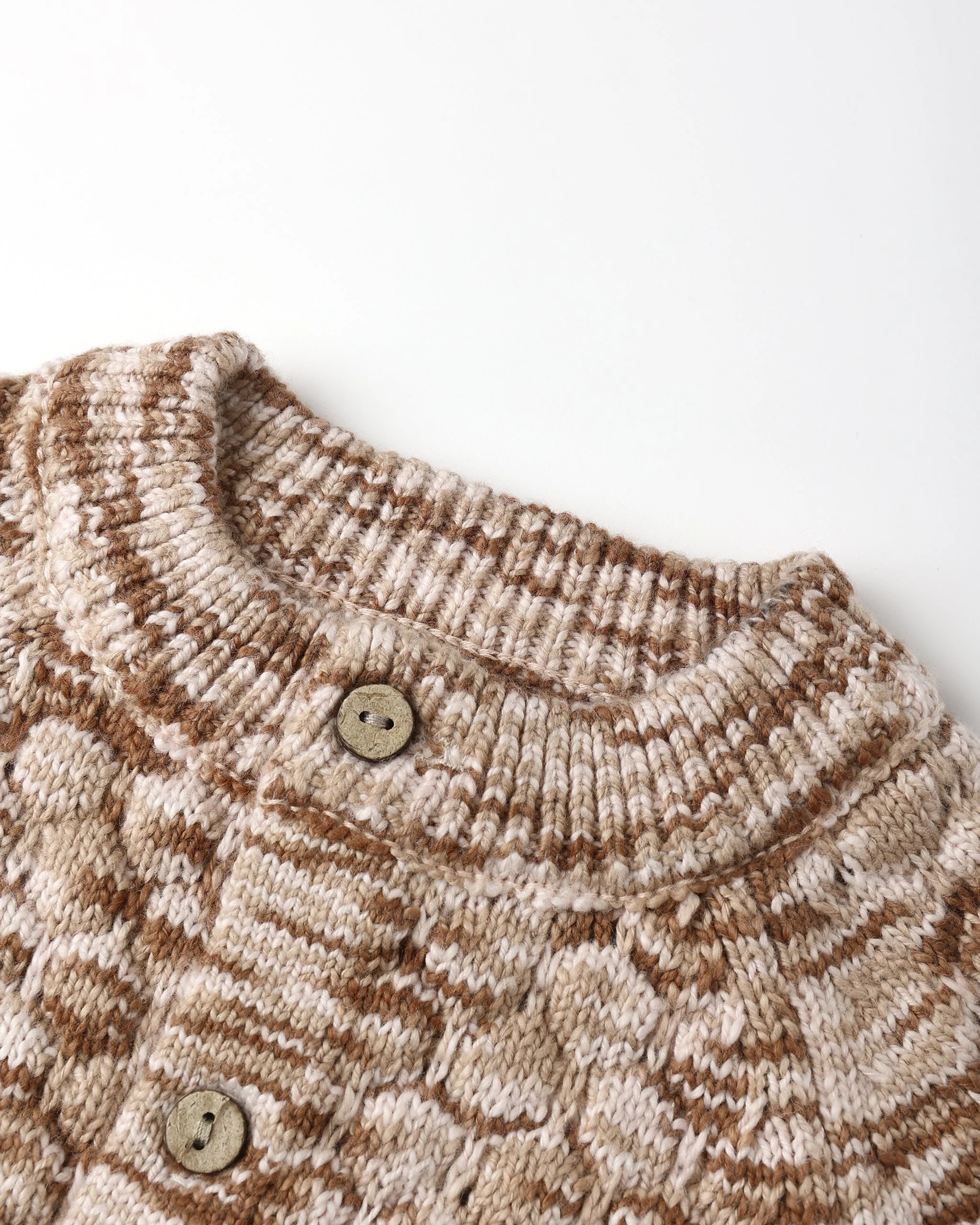 Bubble Knit Cardigan || Rose Speckle - Image 2