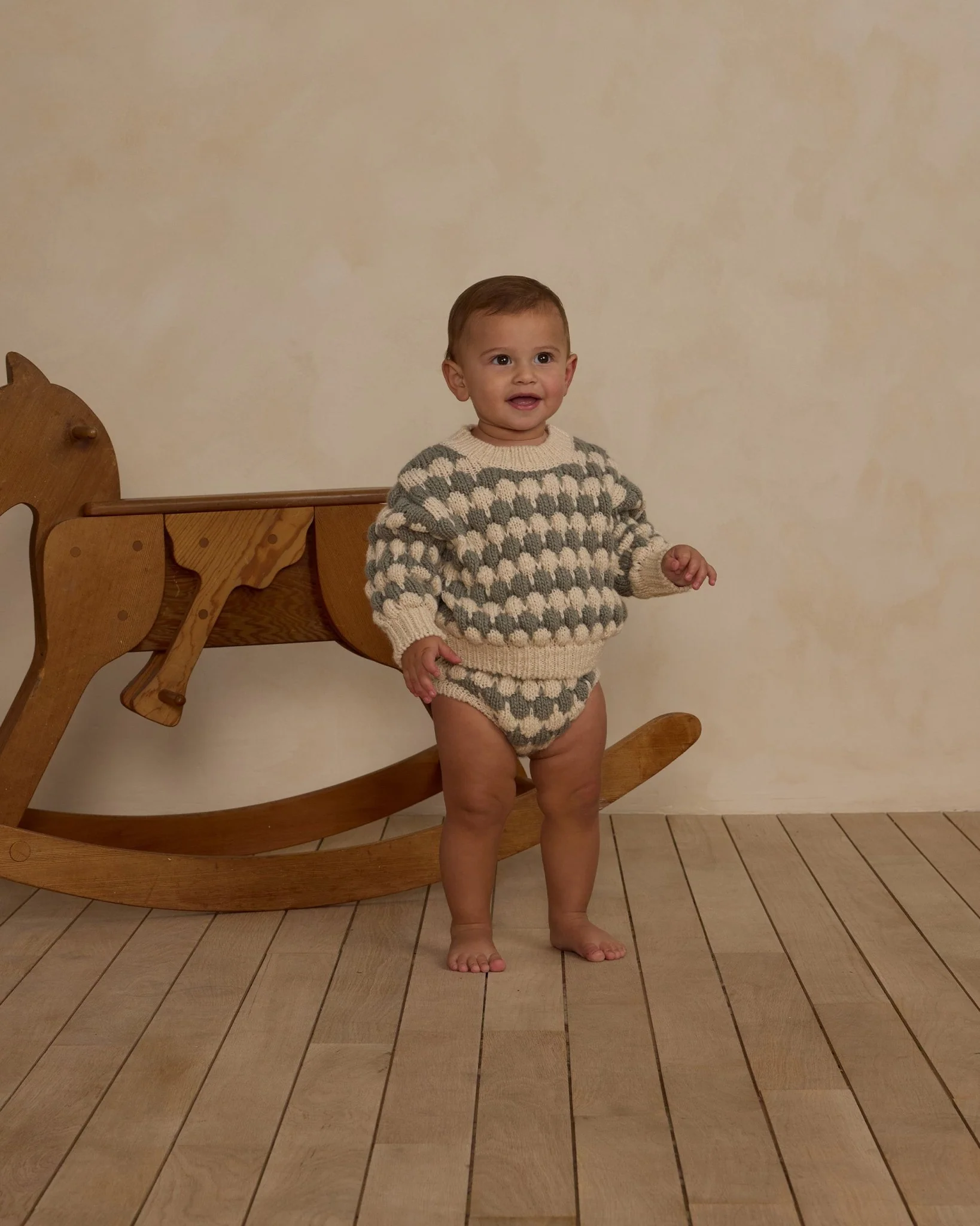 Bubble Knit Sweater || Laurel Stripe - Image 3