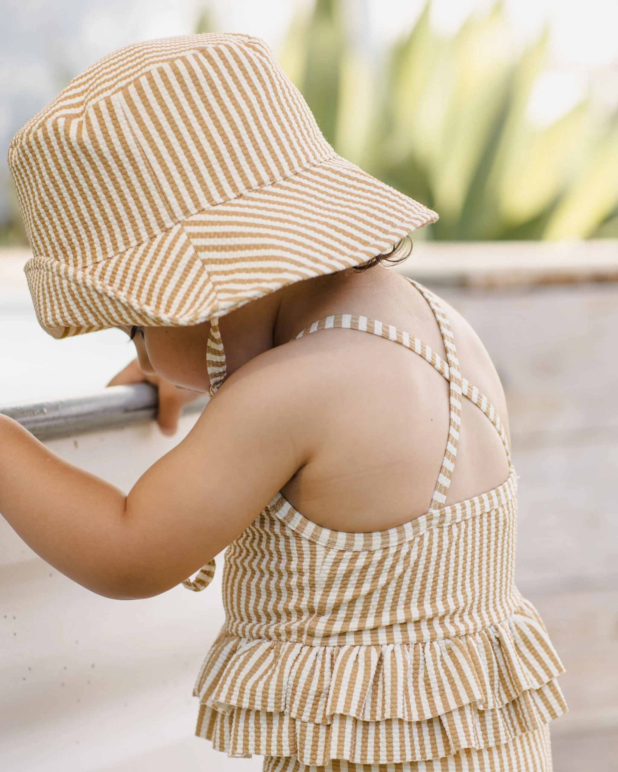 Bucket Hat Honey Stripe Small - Image 6