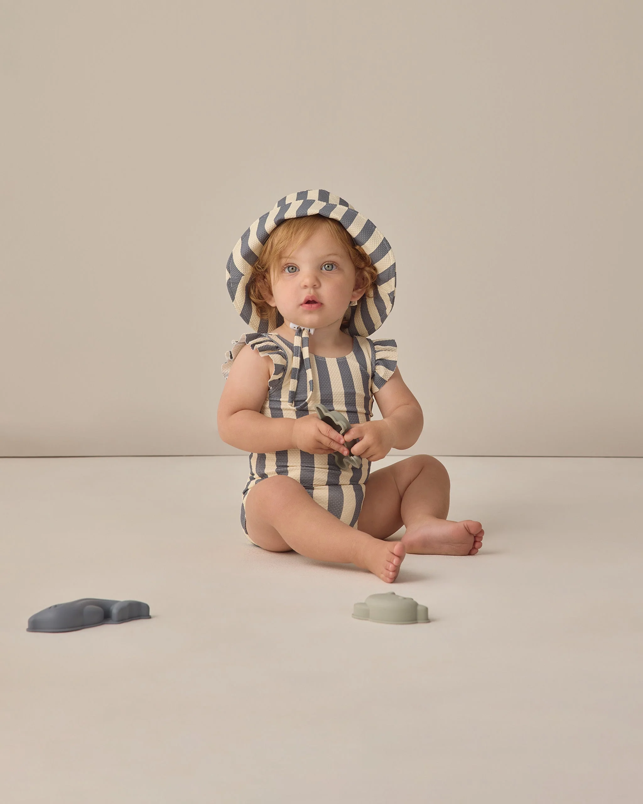 Bucket Hat Retro Stripe Ocean - Image 2
