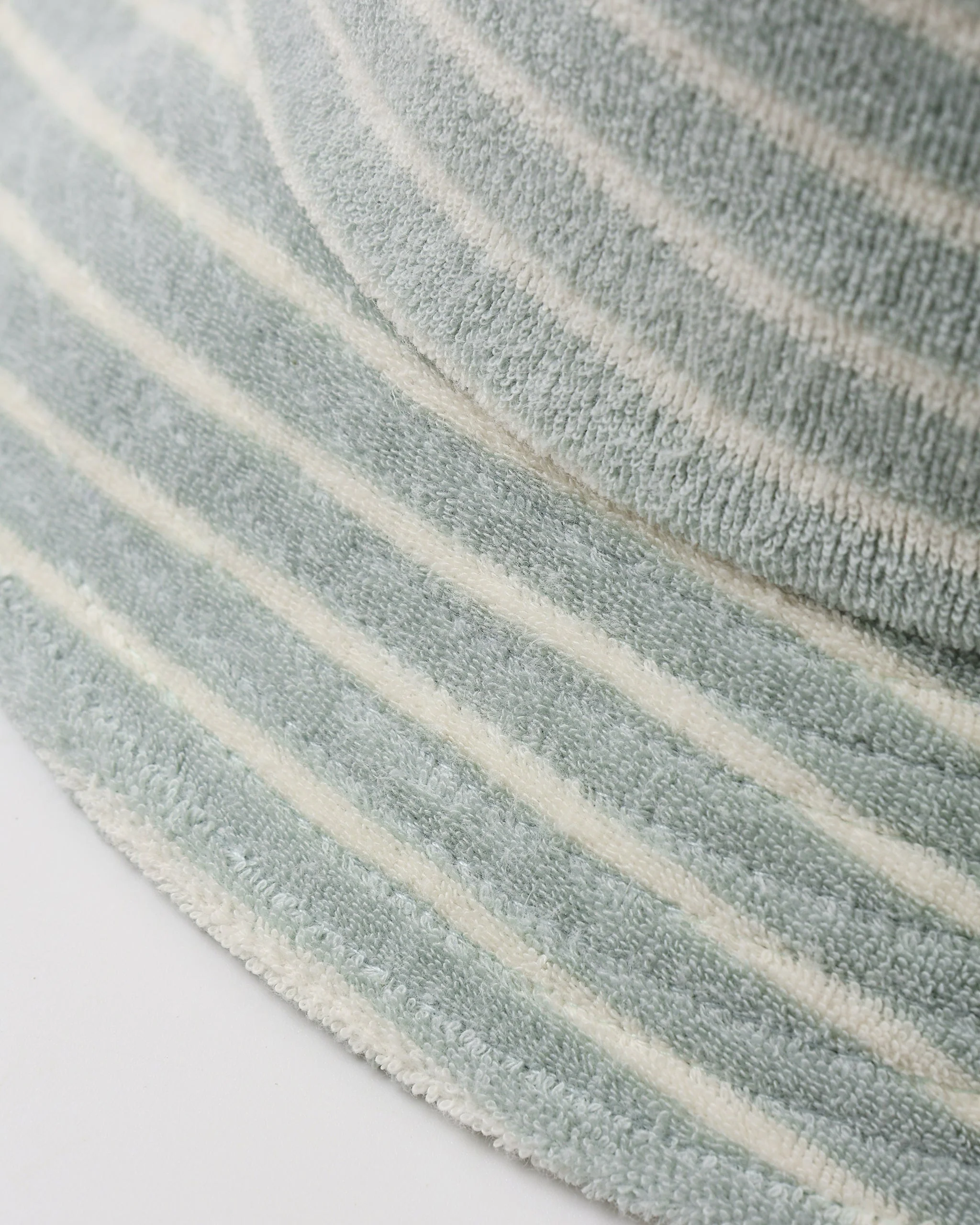 Bucket Hat Seafoam Terry Stripe - Image 6