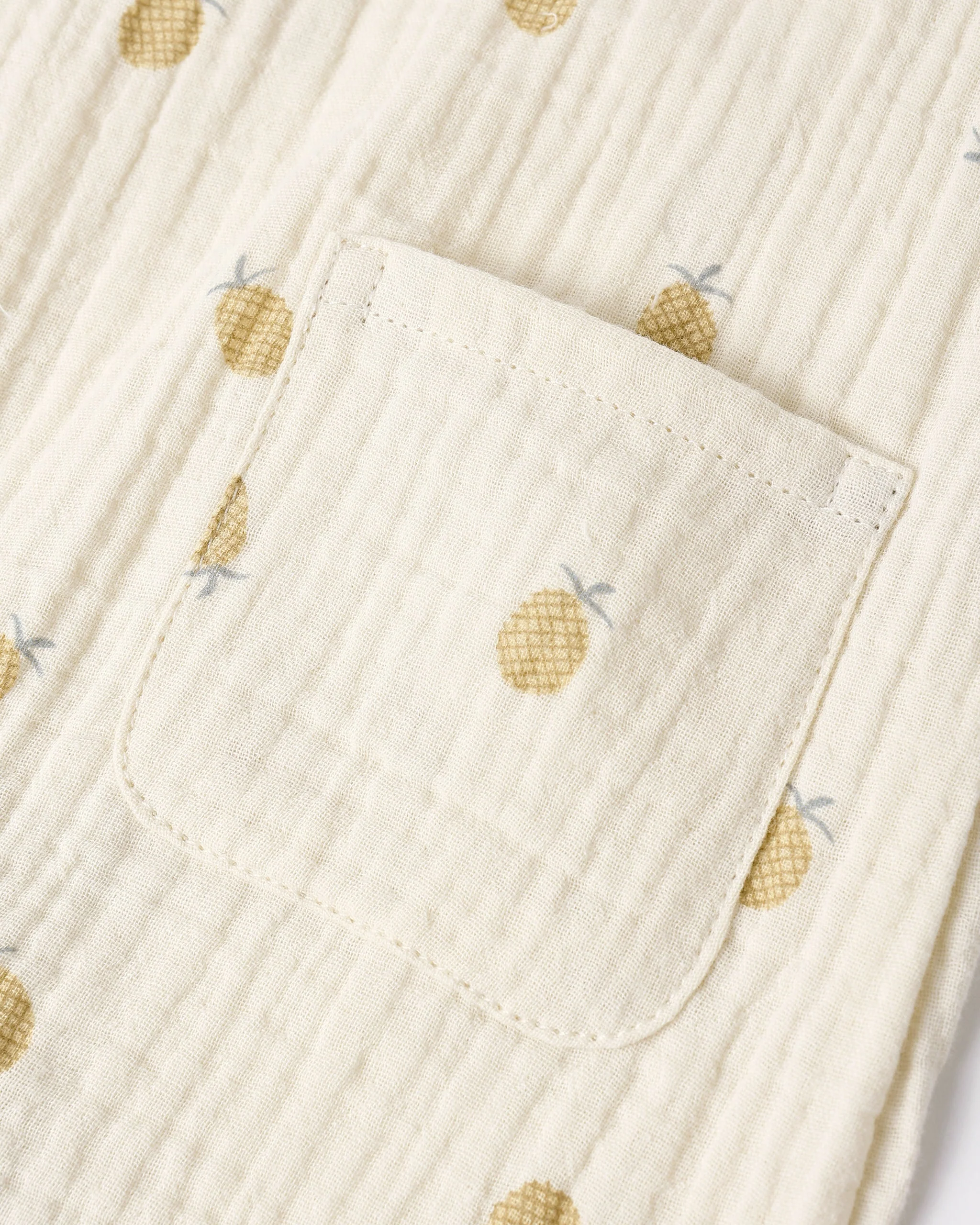 Button Jumpsuit Pineapple - Image 3