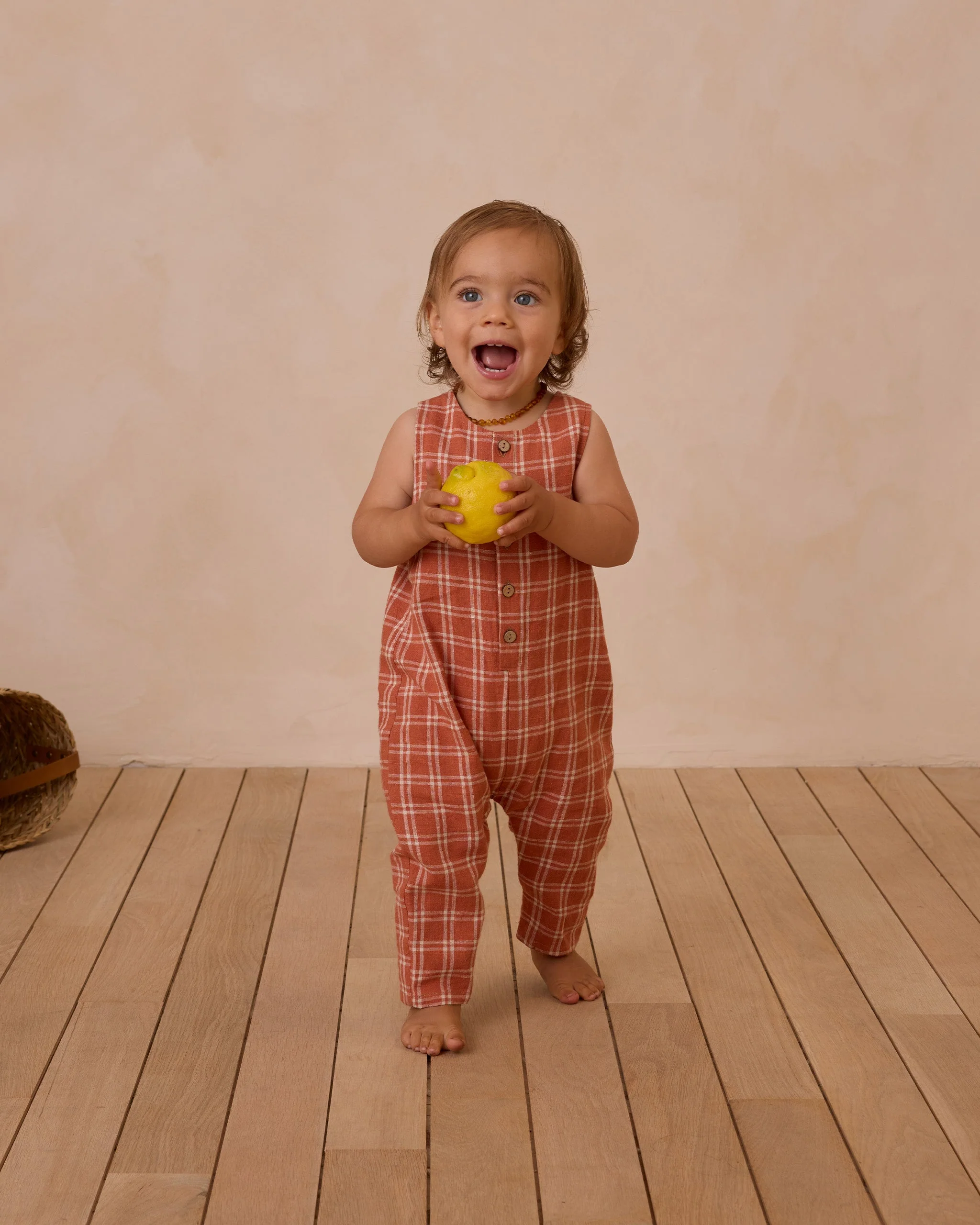 Button Jumpsuit || Poppy Check - Image 3