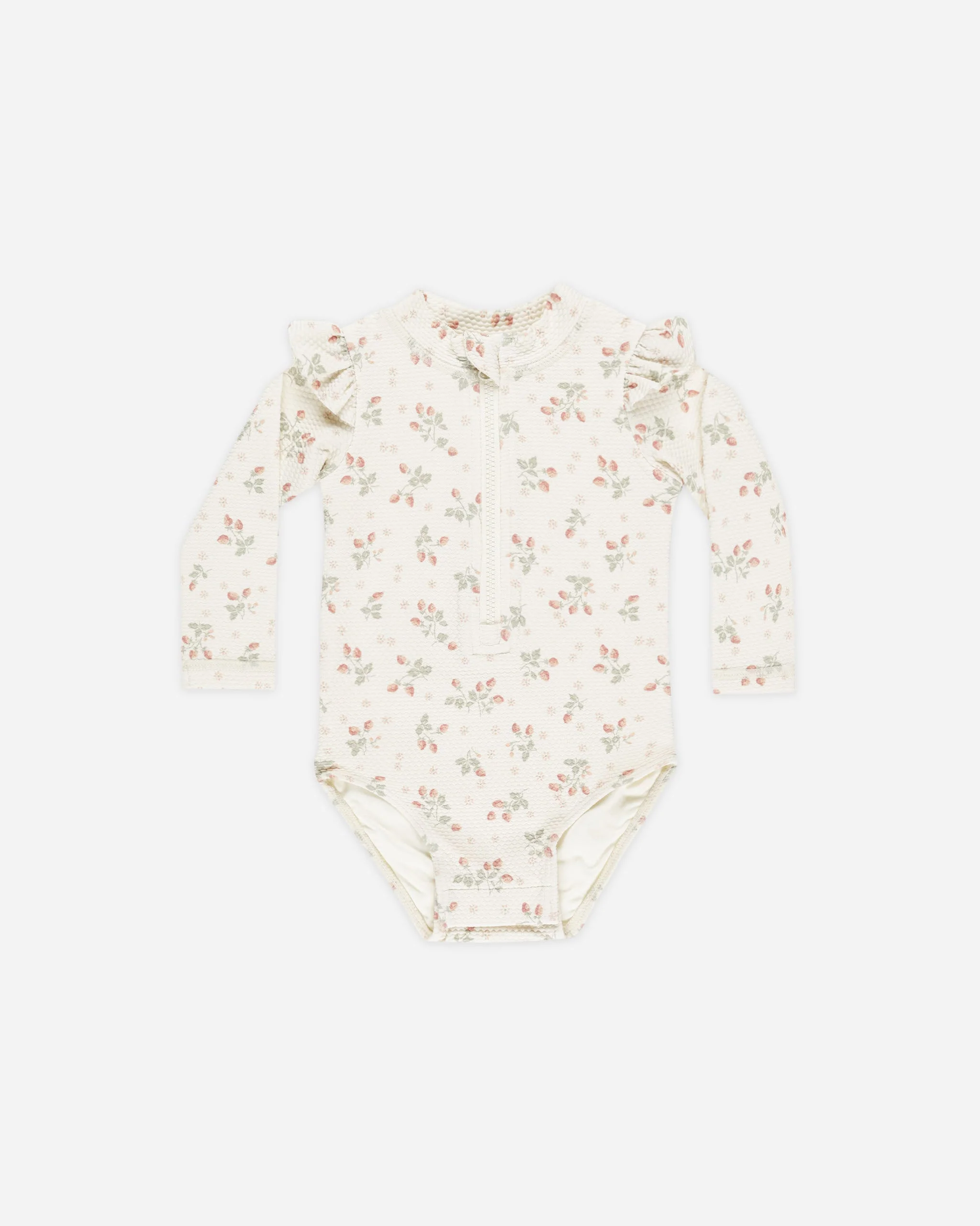 Byron Rashguard One-Piece || Strawberries