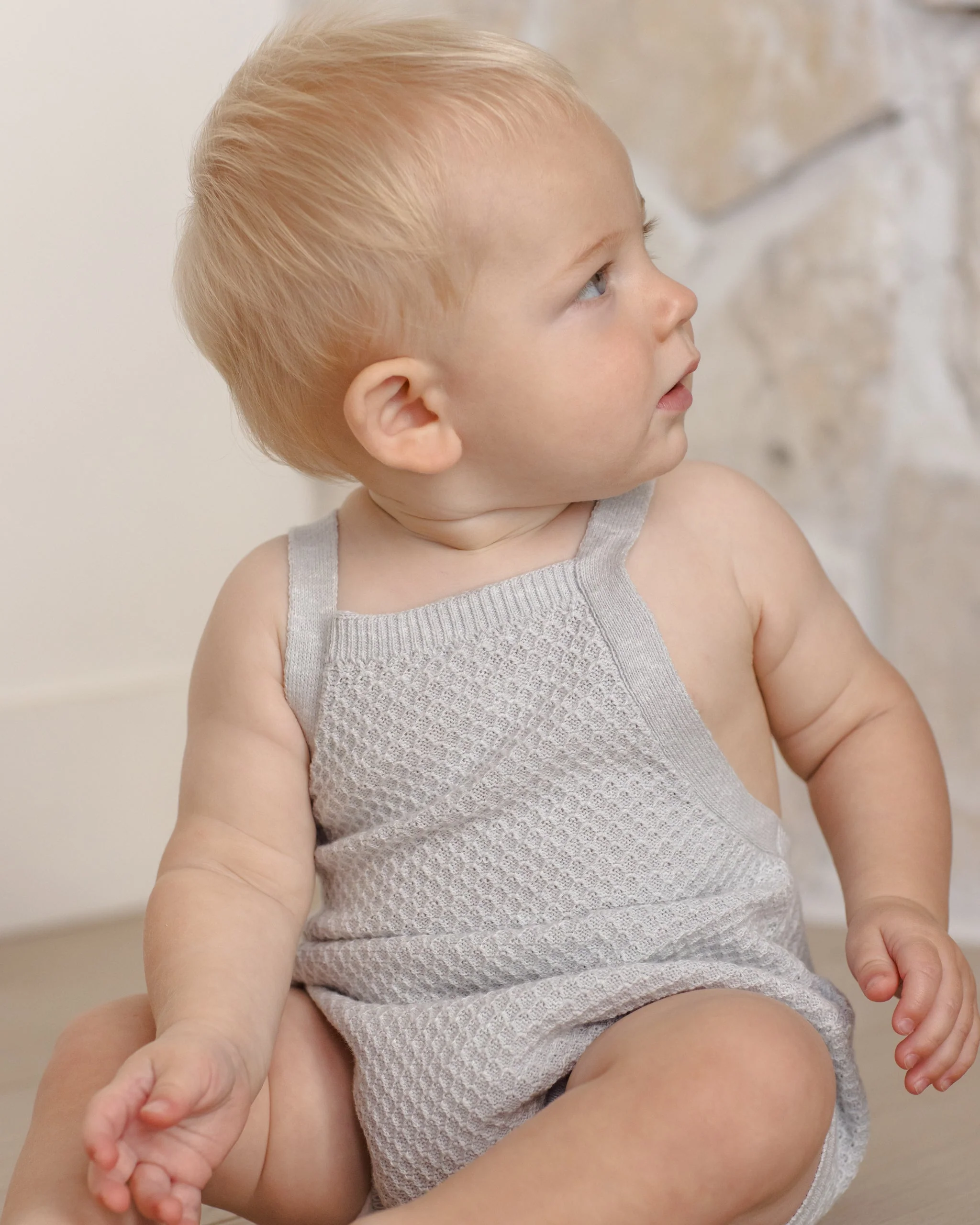 Caleb Knit Shortall Heathered Sky - Image 2