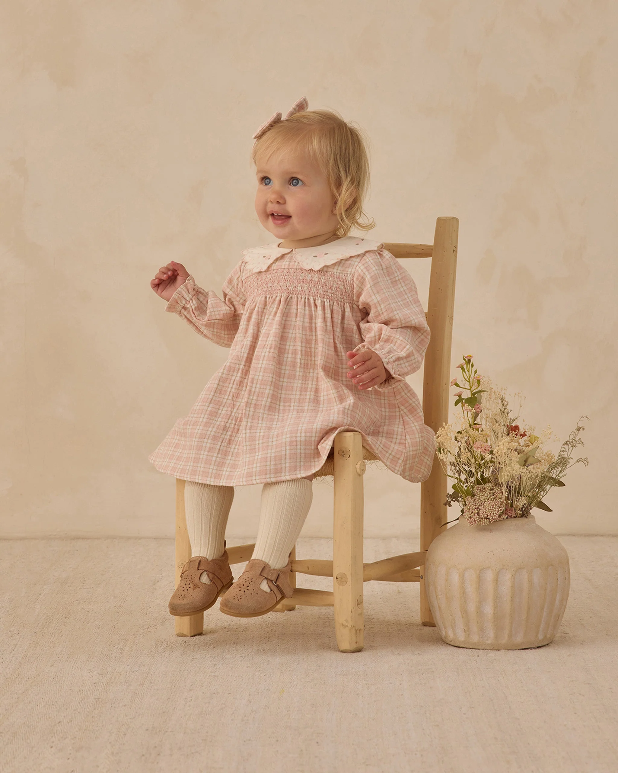 Callie Dress Pink Plaid - Image 2