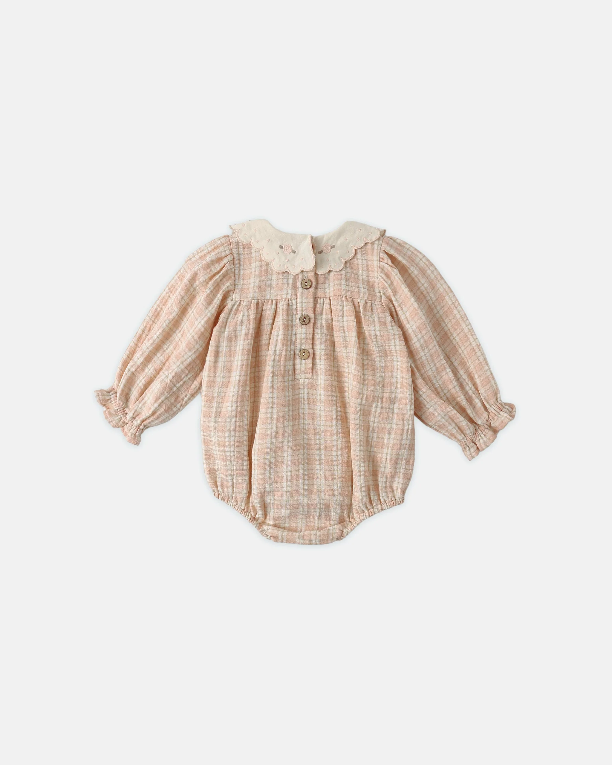 Callie Romper Pink Plaid - Image 2