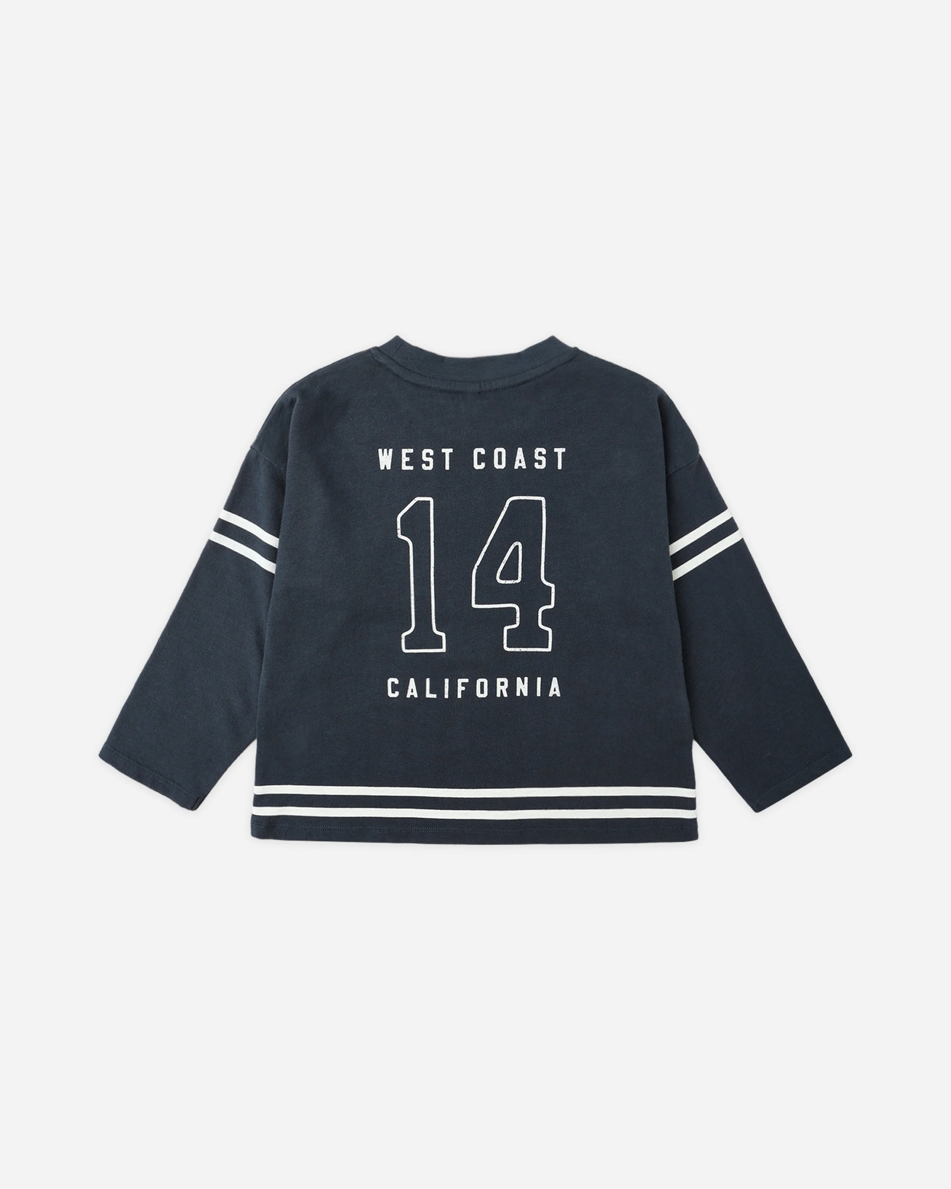 Camden Long Sleeve Tee || Navy - Image 2