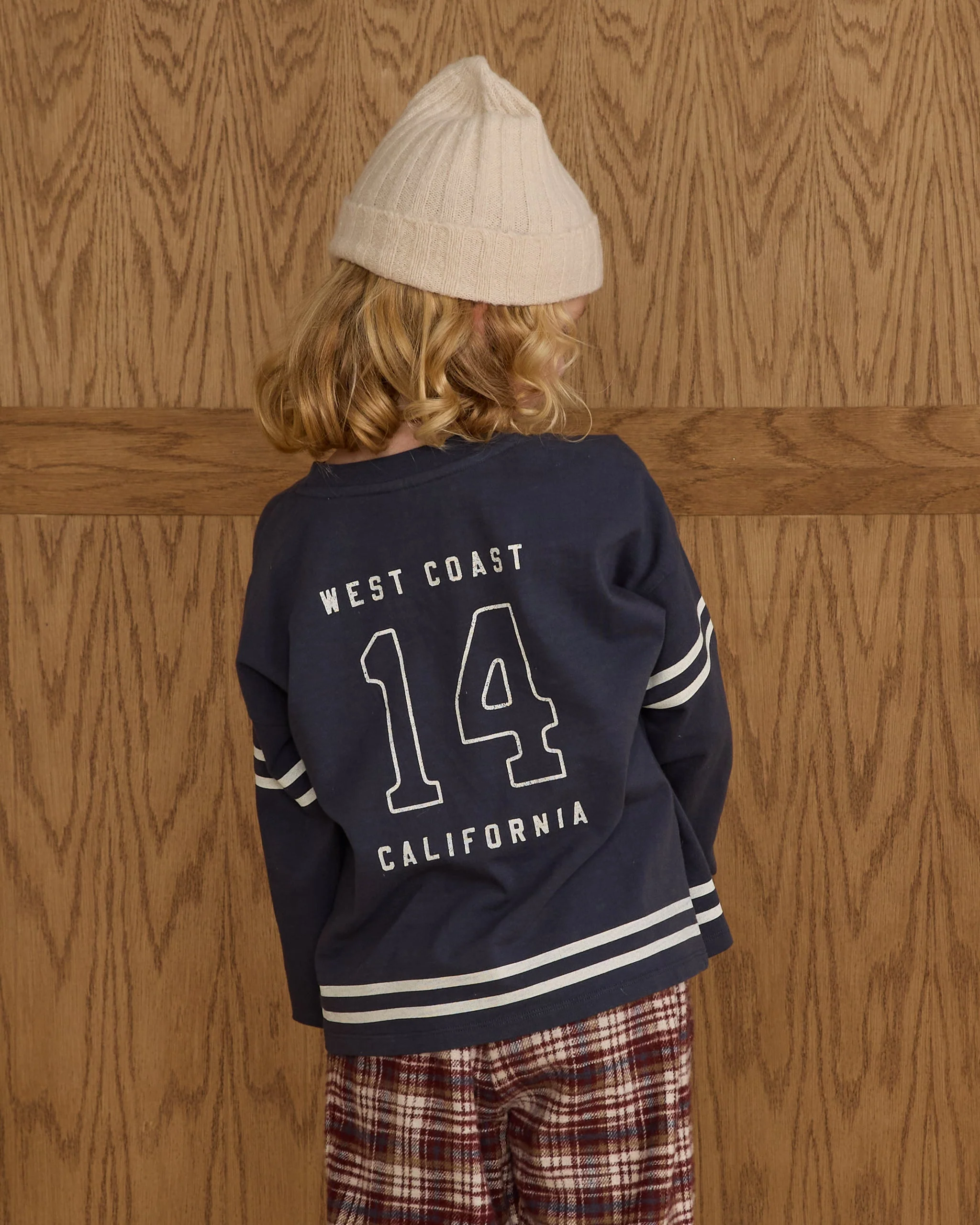 Camden Long Sleeve Tee || Navy - Image 4
