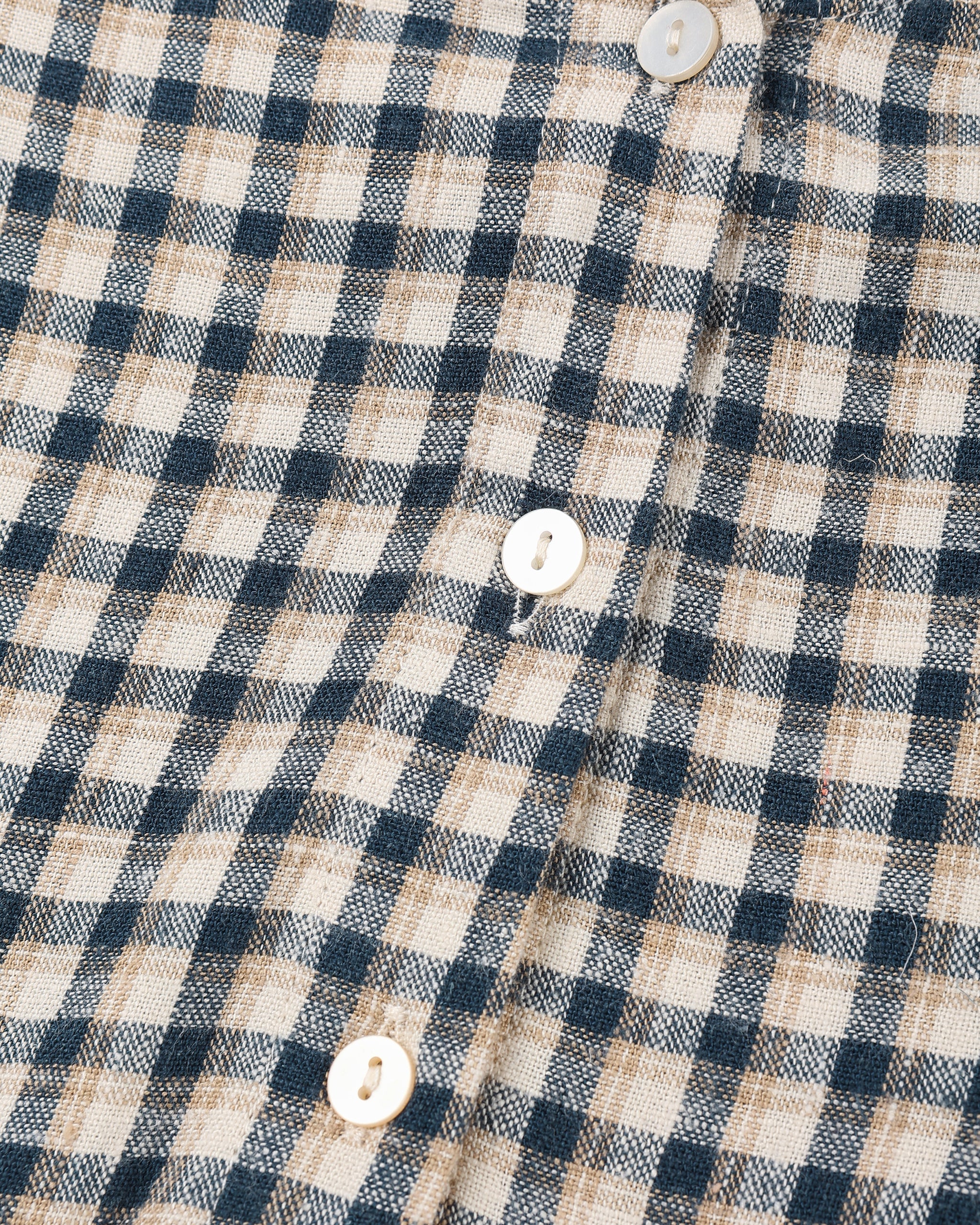 Camille Dress || Navy Check - Image 5
