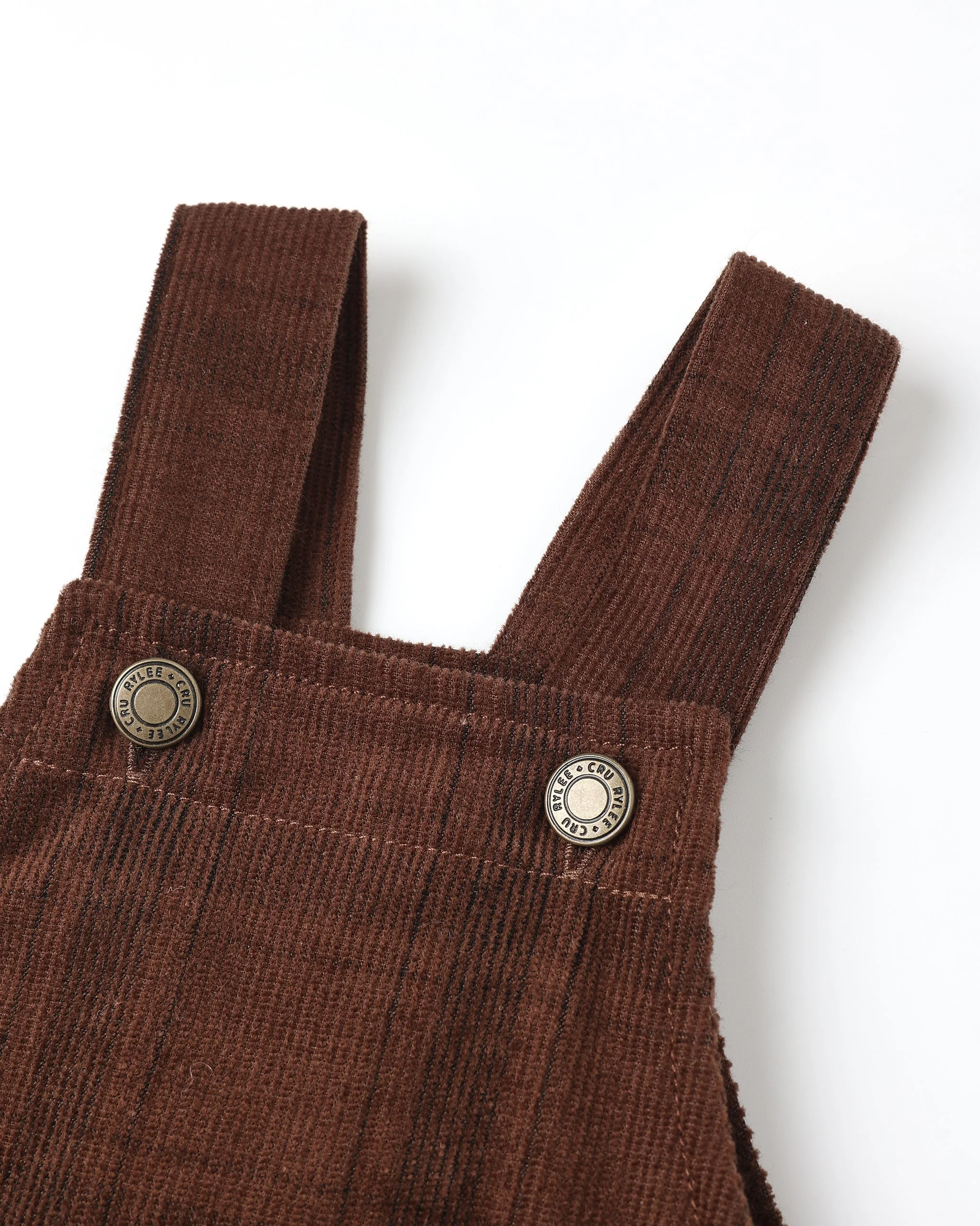 Cargo Baby Overall || Brown Plaid - Image 2
