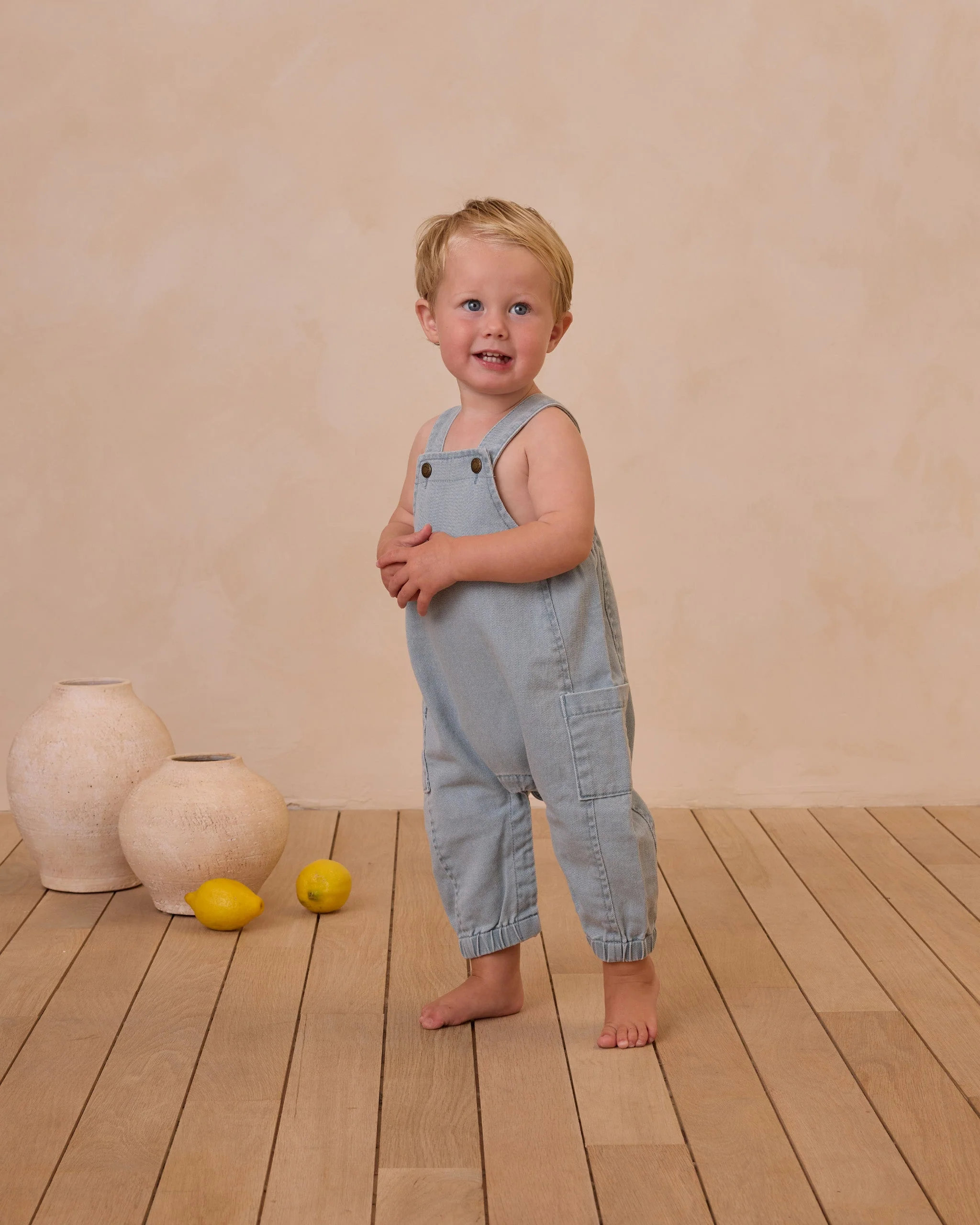 Cargo Baby Overall || Ocean - Image 4