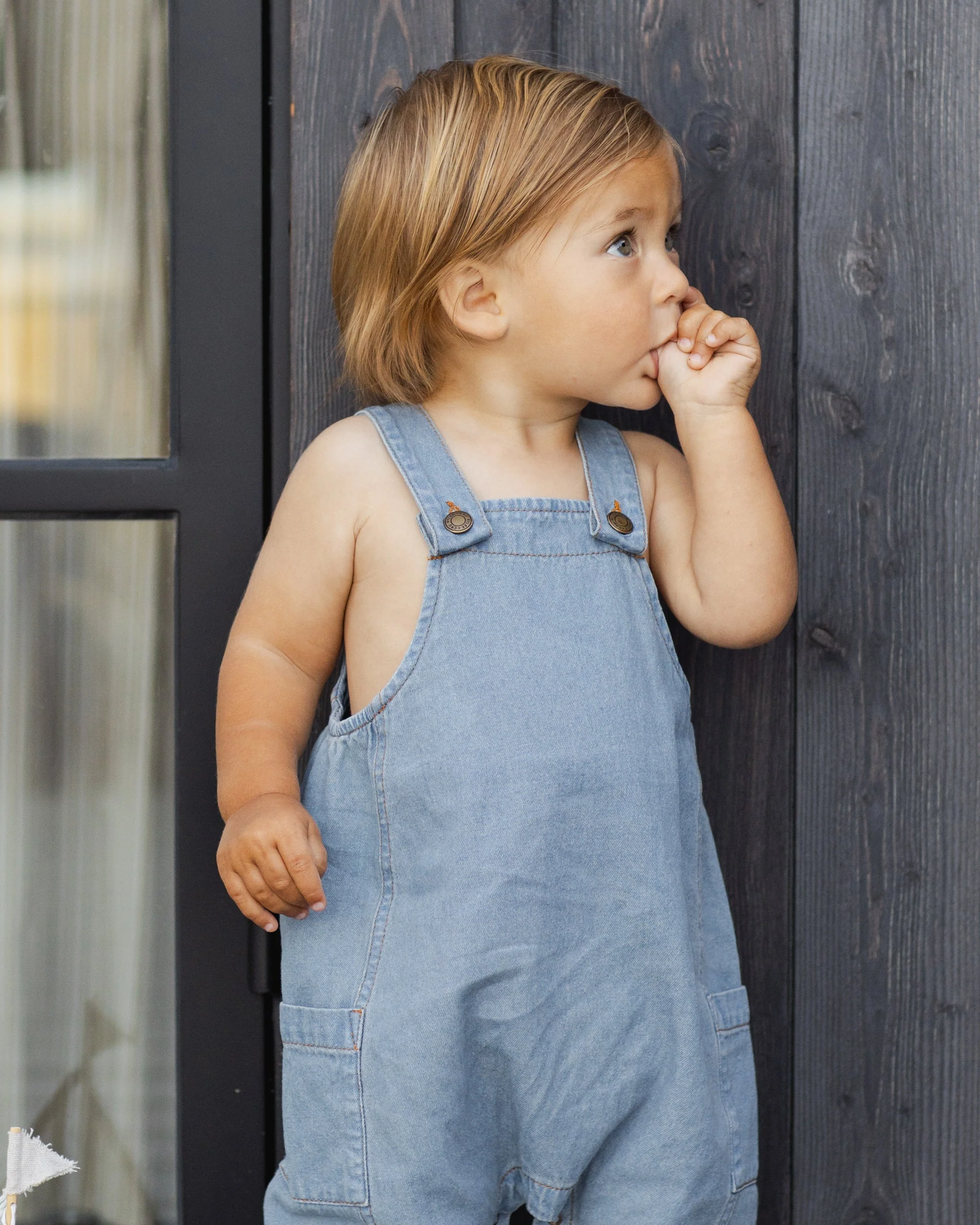 Cargo Baby Overall Washed Blue - Image 4