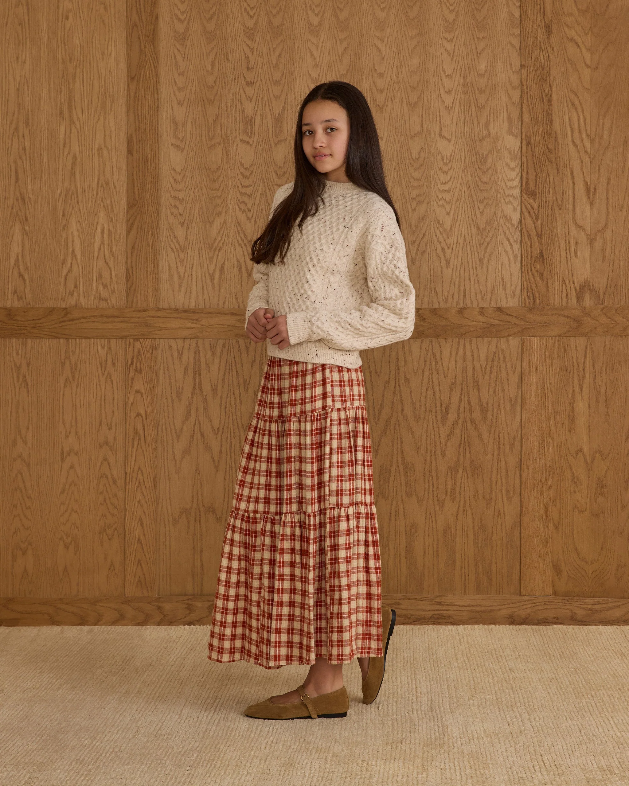 Carolina Sweater || Natural Speckled - Teen - Image 5