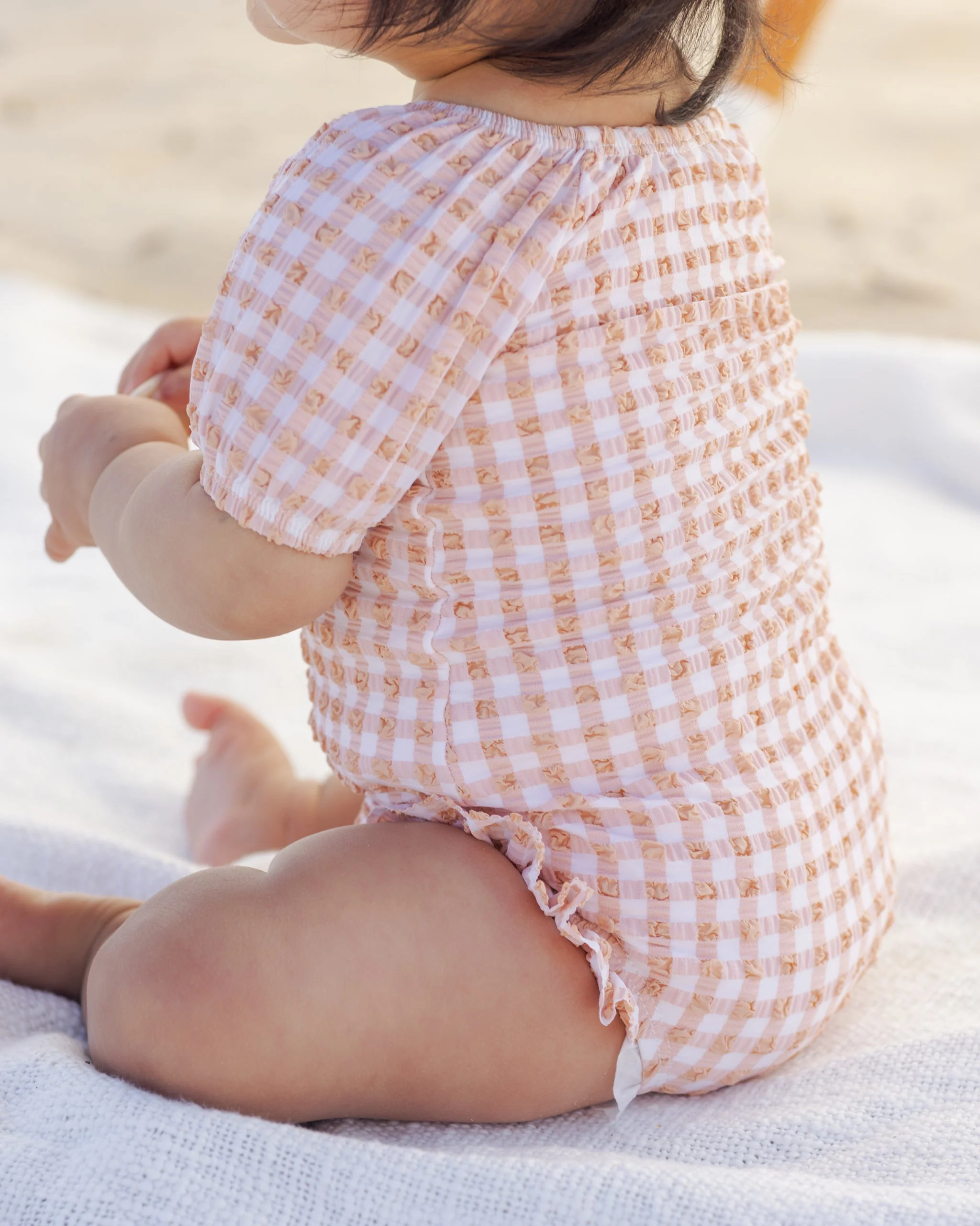Catalina One-Piece Melon Check - Image 3