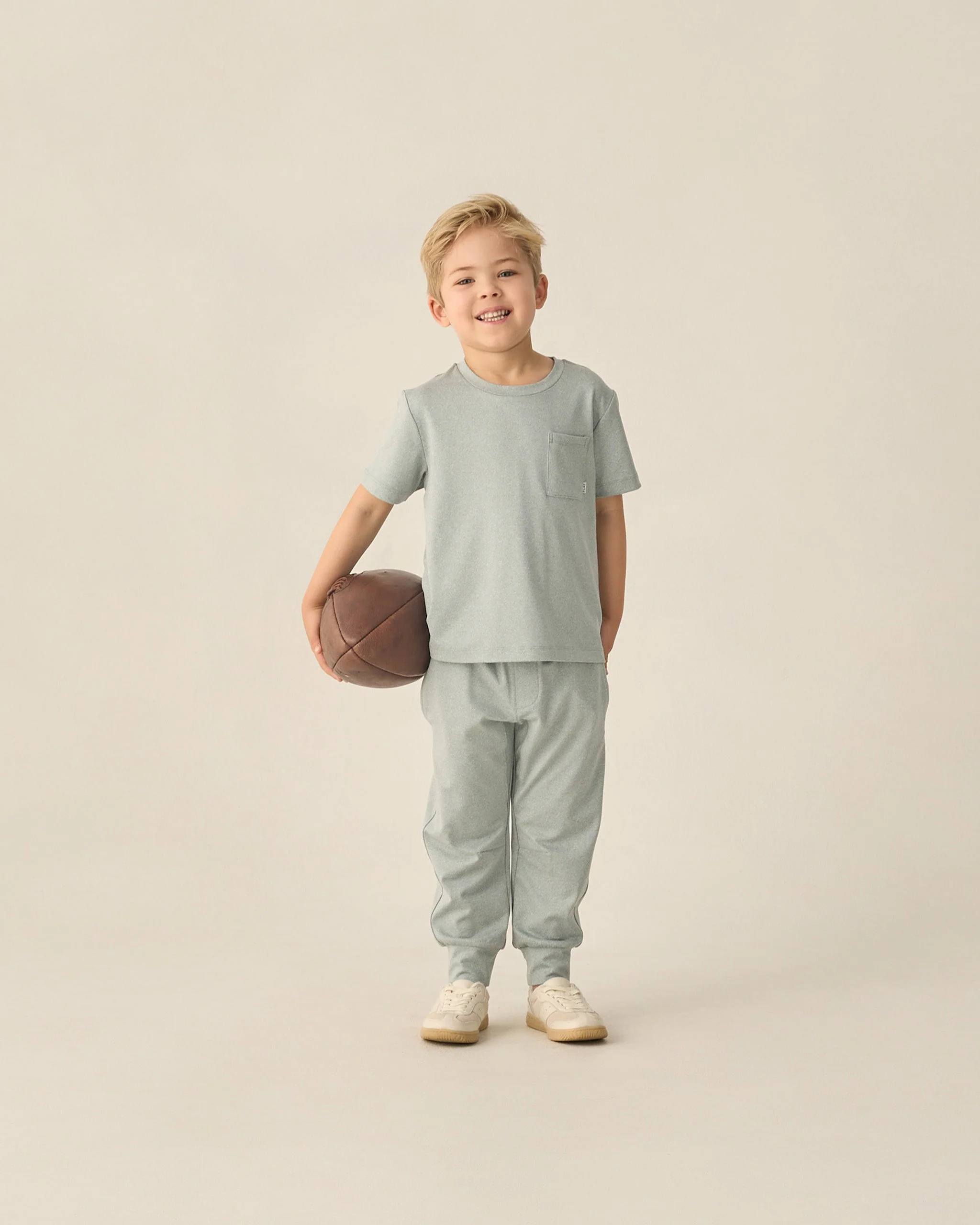 Century Tech Jogger Heathered Sea Green - Image 2