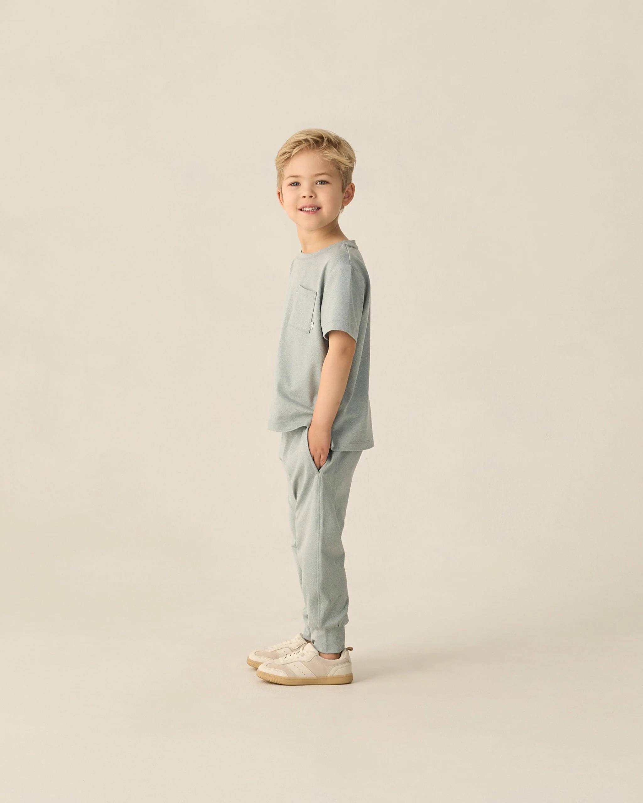 Century Tech Jogger Heathered Sea Green - Image 4