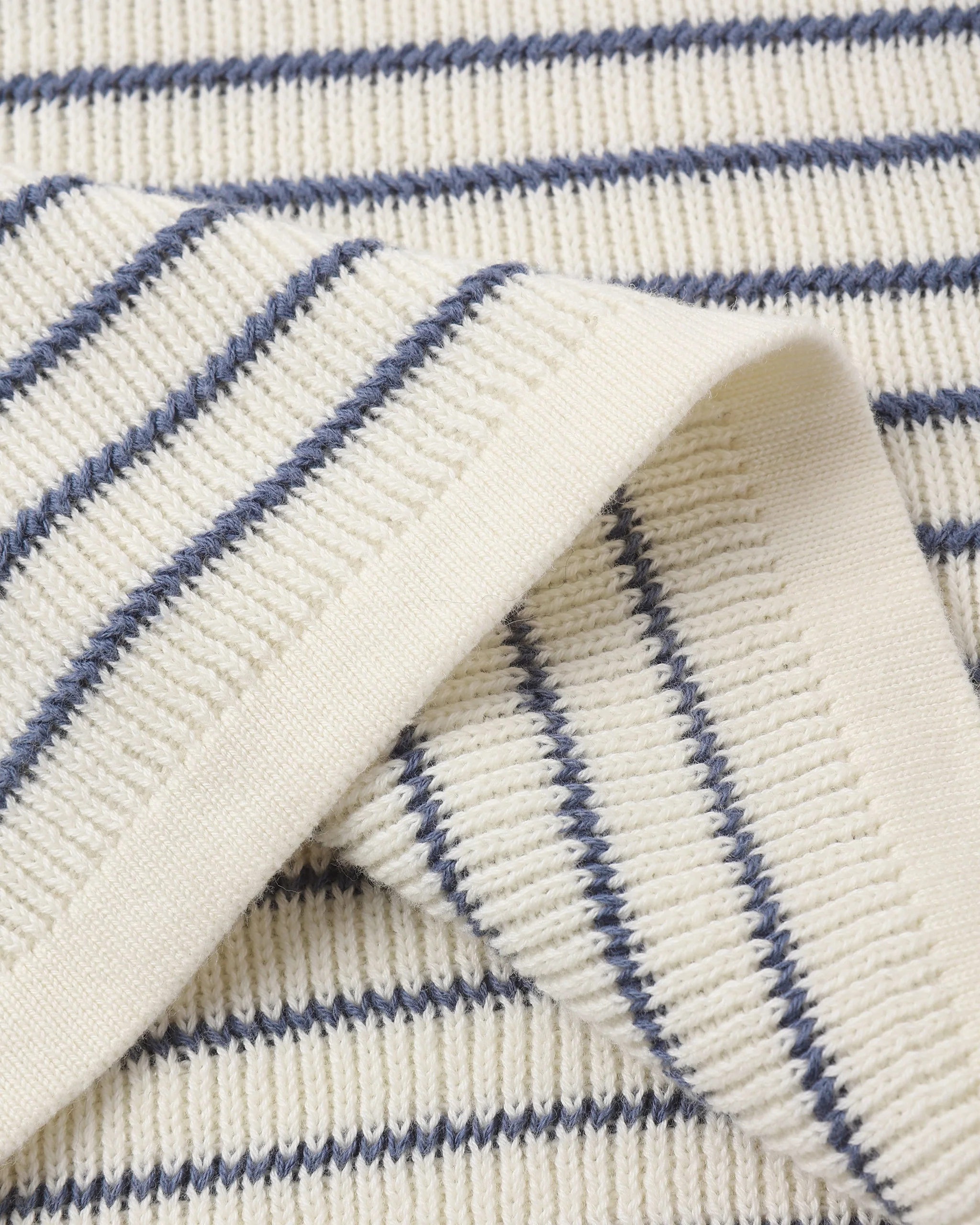 Chandler Knit Polo Marine Stripe - Image 6