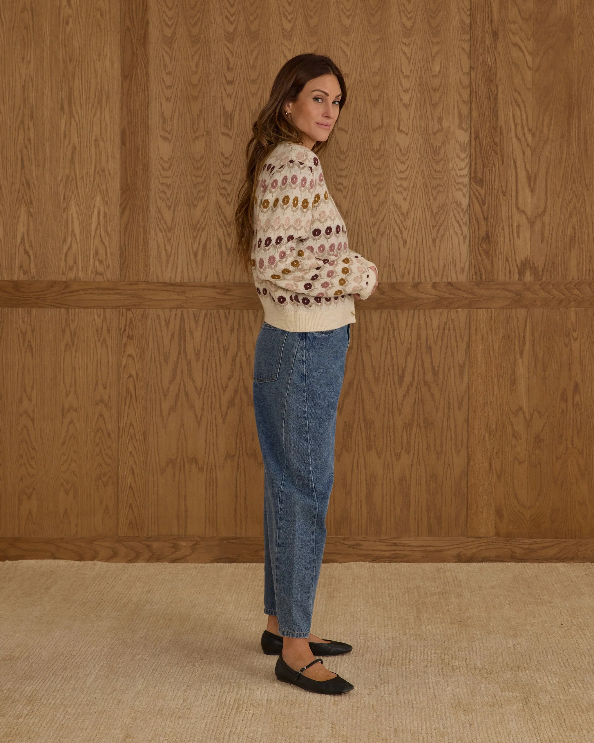 Cheyenne Cardigan | Floral Jacquard - Image 4