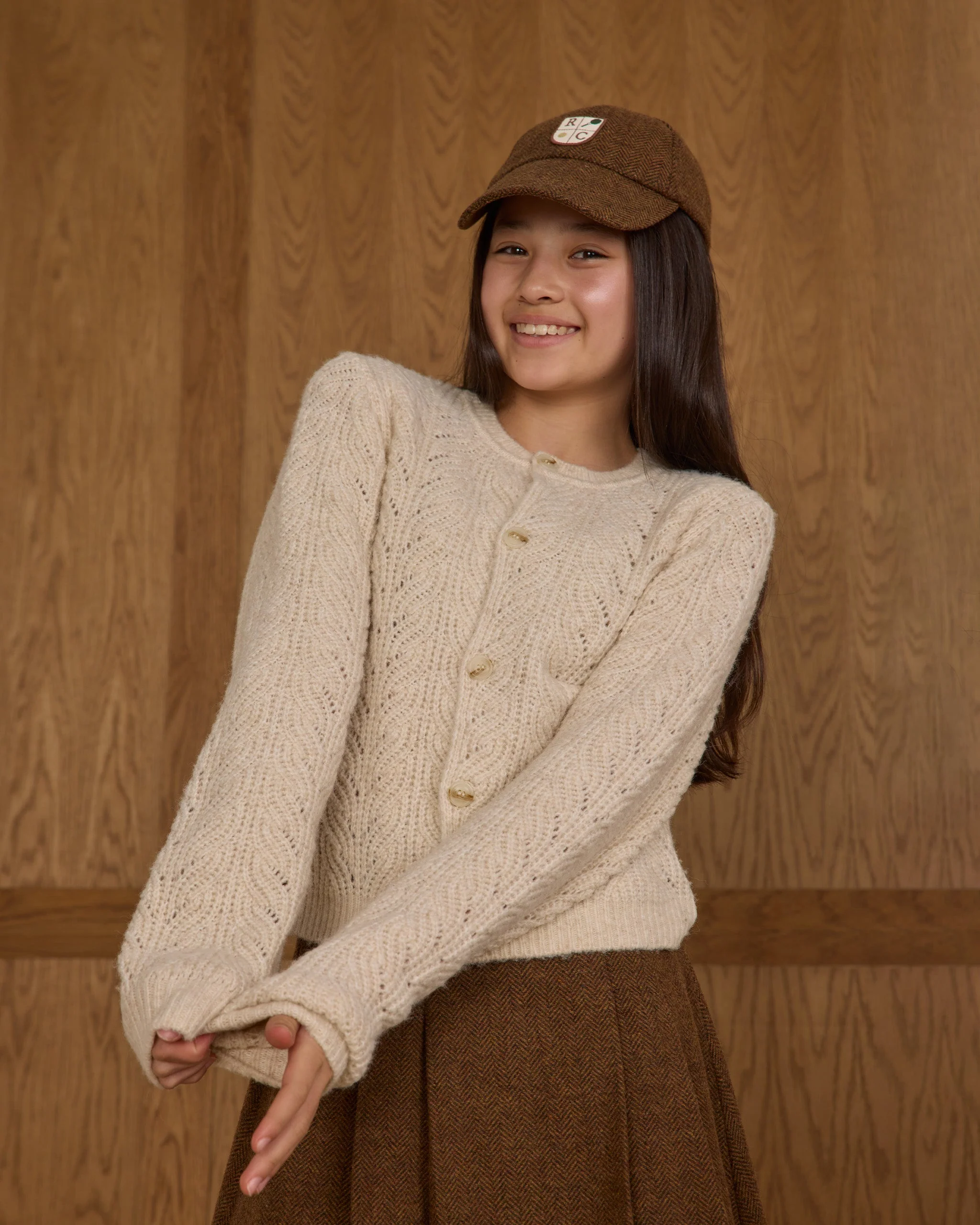 Cheyenne Cardigan || Heathered Oatmeal - Image 2