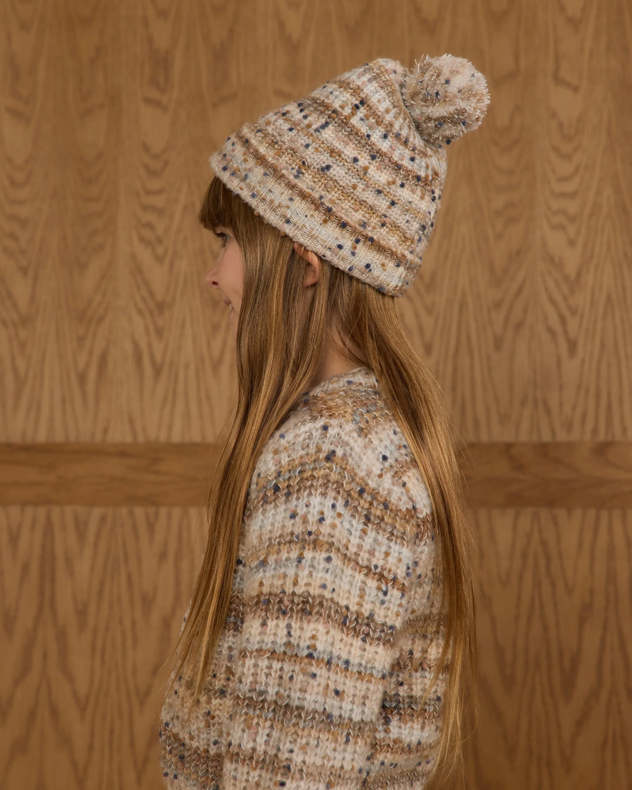 Cheyenne Cardigan || Stone Multi-Stripe - Image 4