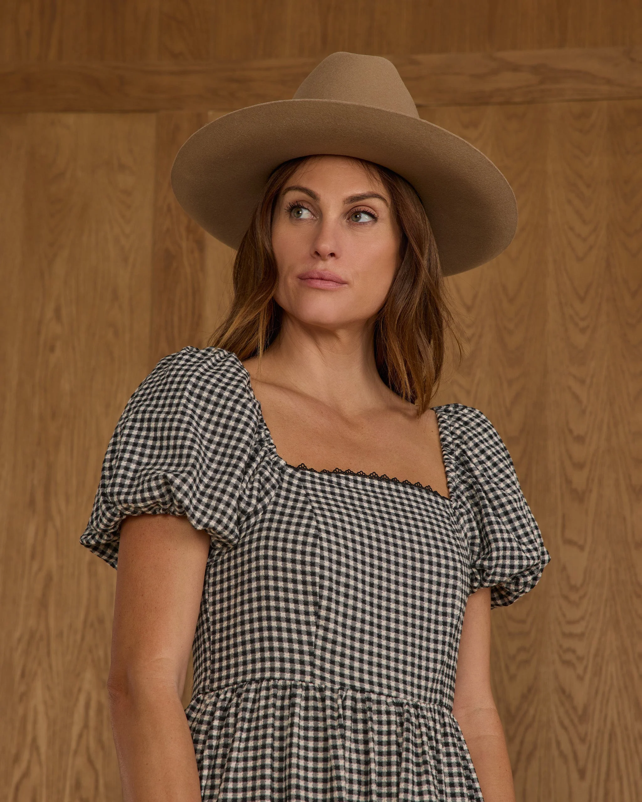 Chiara Dress | Black Gingham - Image 3