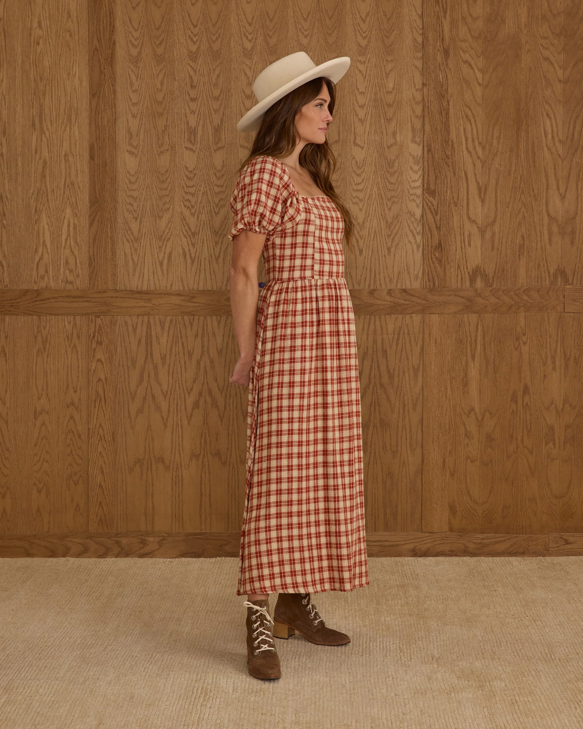 Chiara Dress | Red Plaid - Image 4