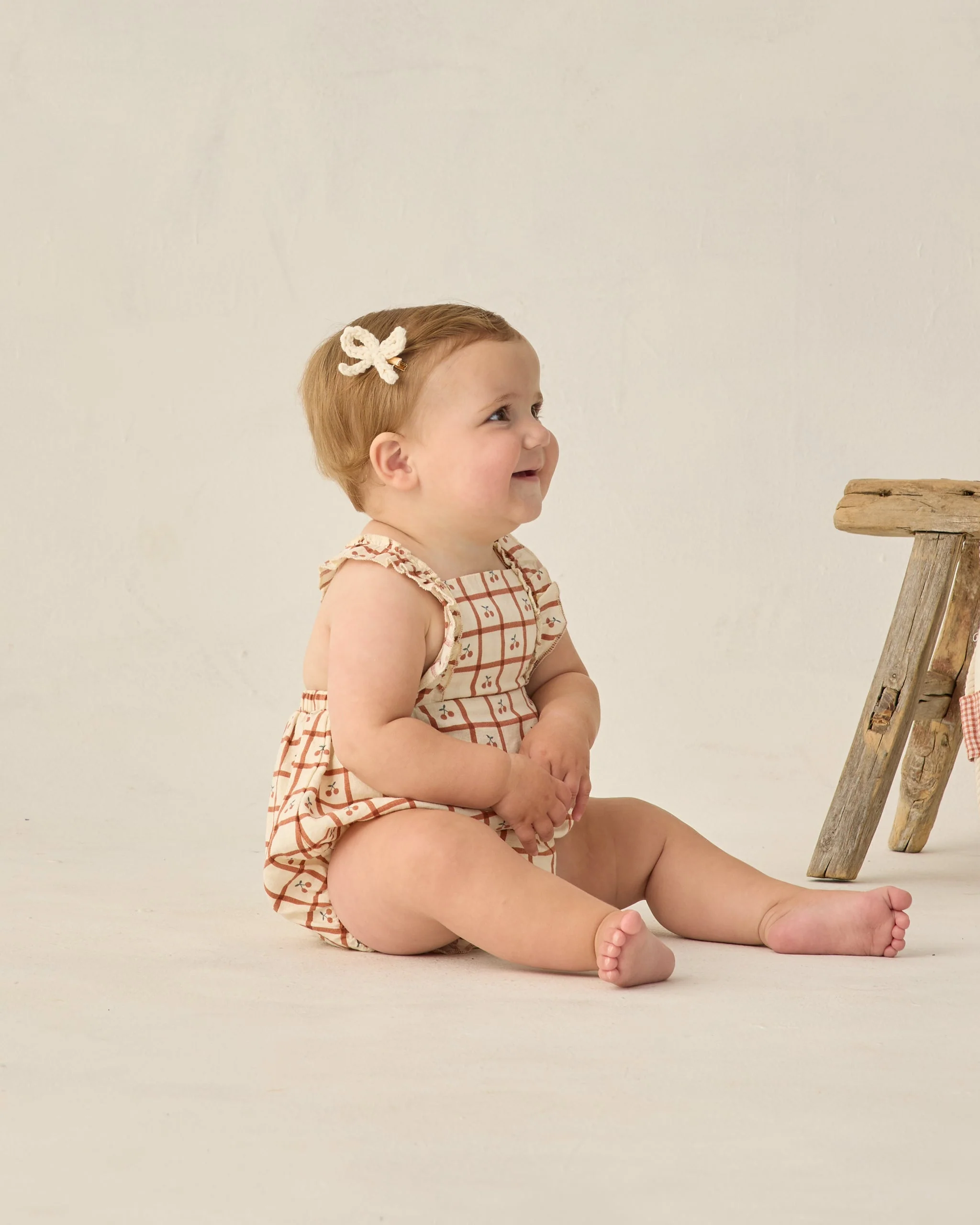 Chiara Romper Cherry Check - Image 2
