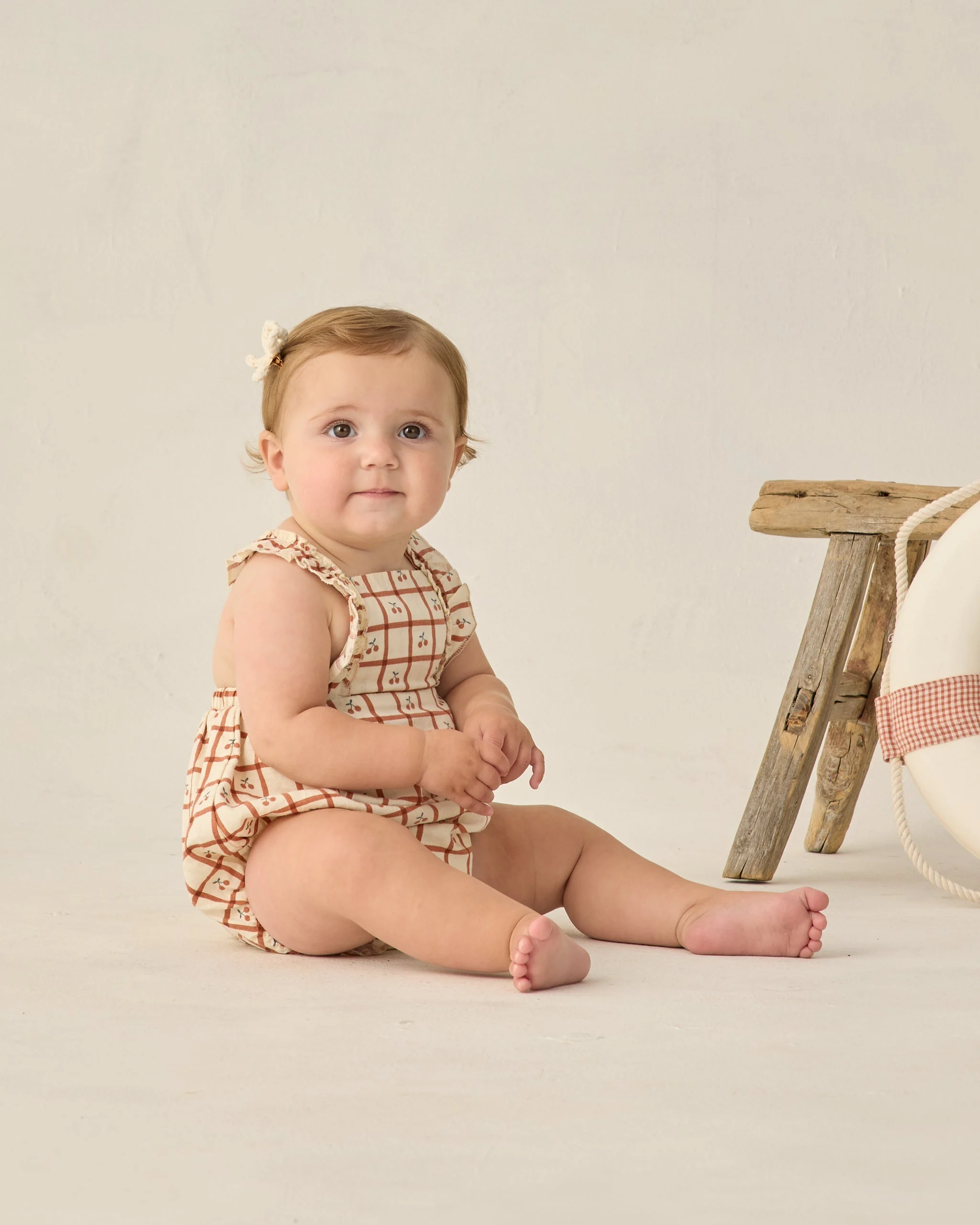 Chiara Romper Cherry Check - Image 4