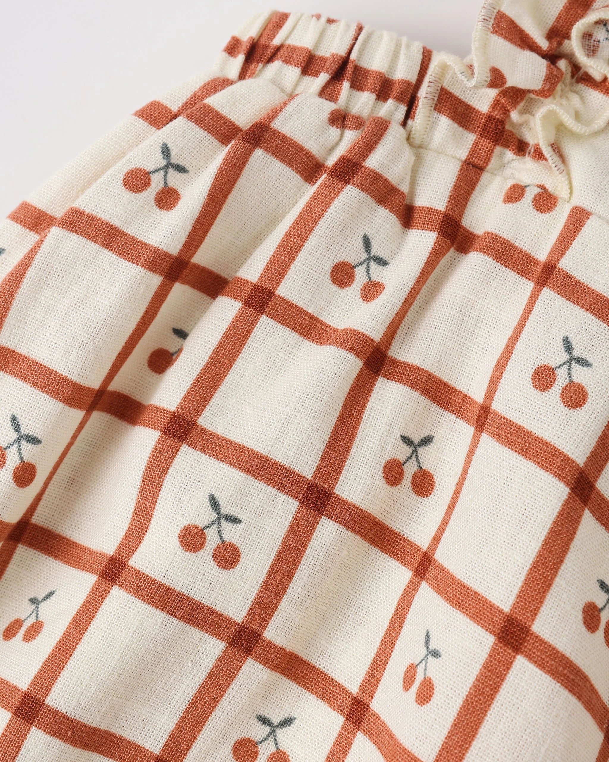Chiara Romper Cherry Check - Image 8