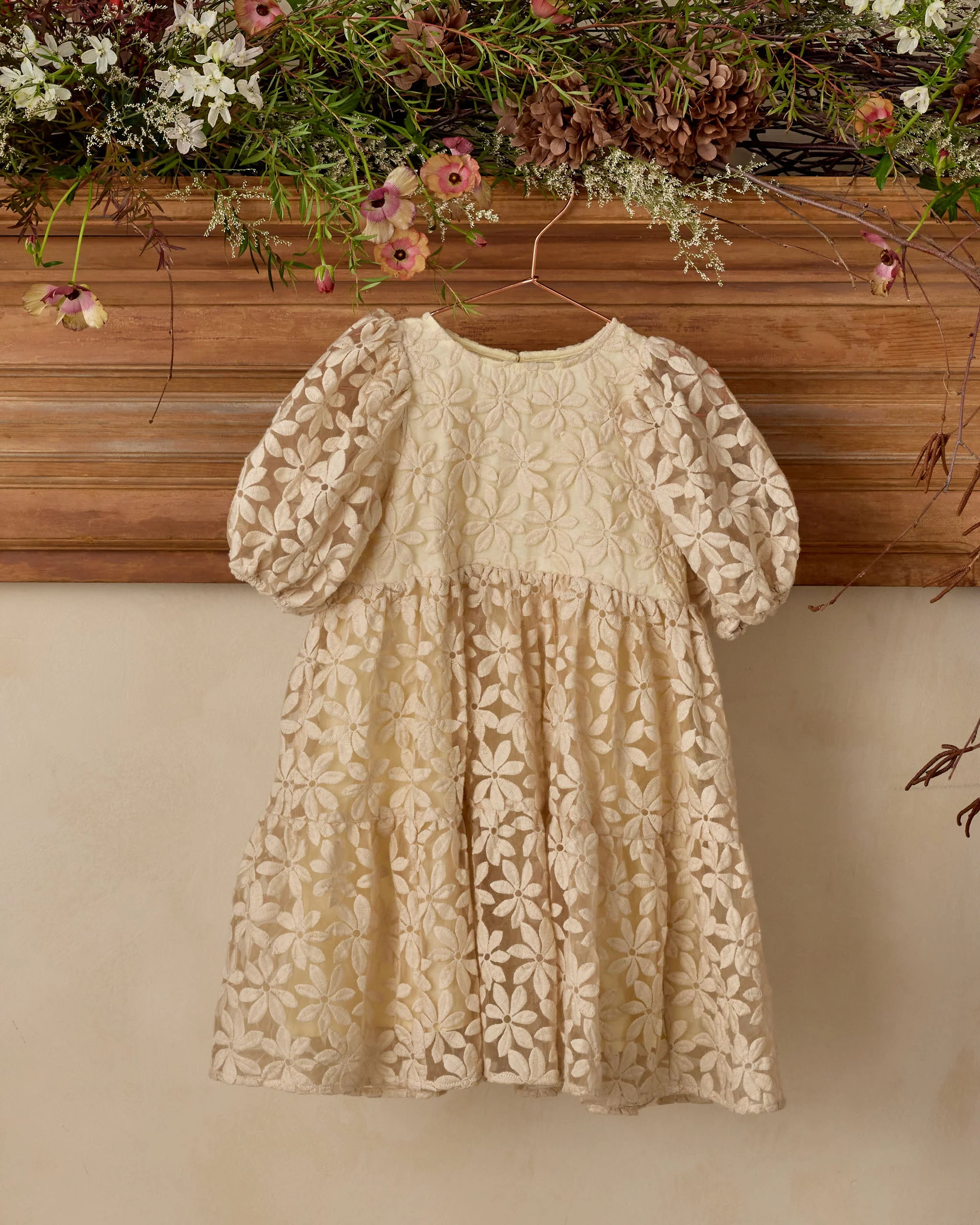 Chloe Dress | Embroidered Daisy - Image 6