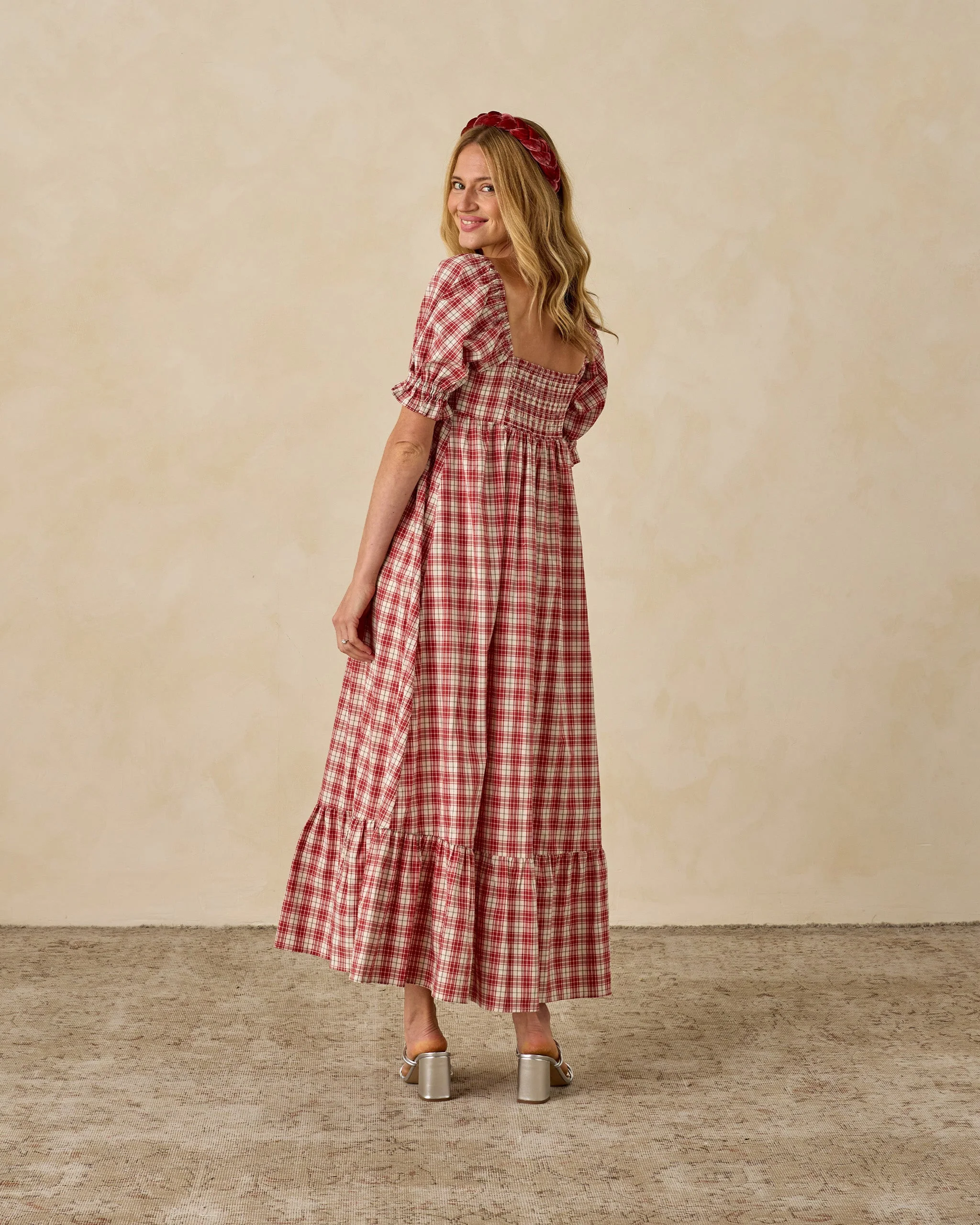 Chloe Dress | Holiday Tartan - Image 2