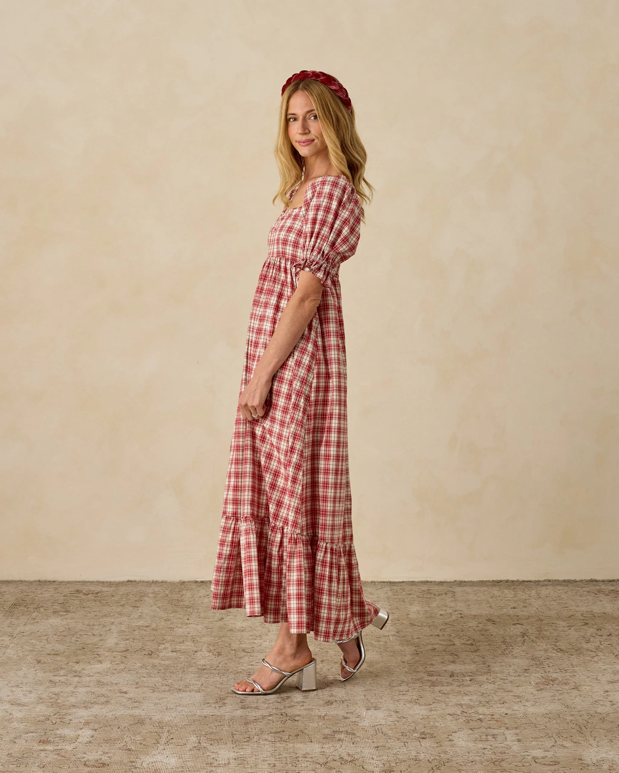 Chloe Dress | Holiday Tartan - Image 3