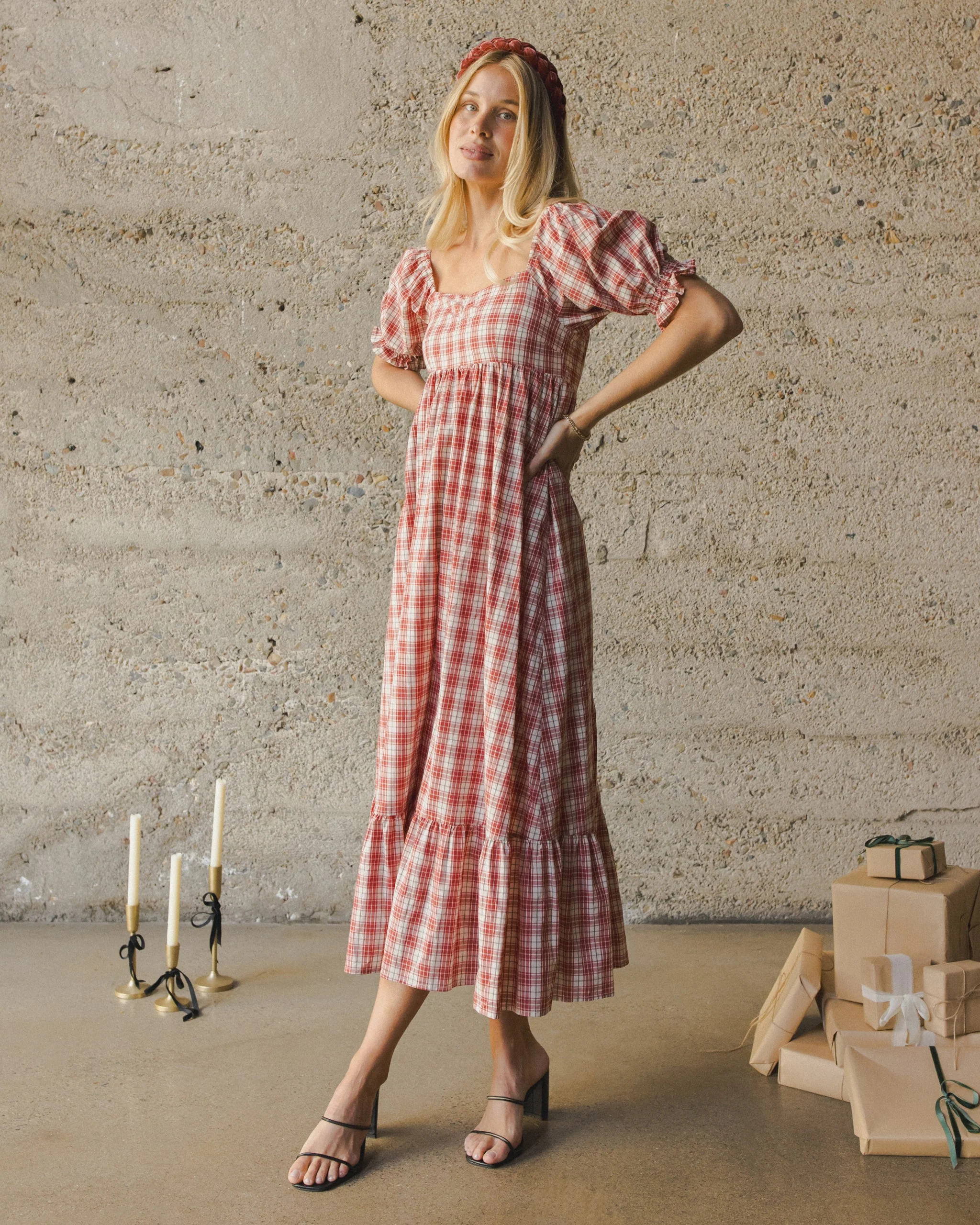 Chloe Dress | Holiday Tartan - Image 4