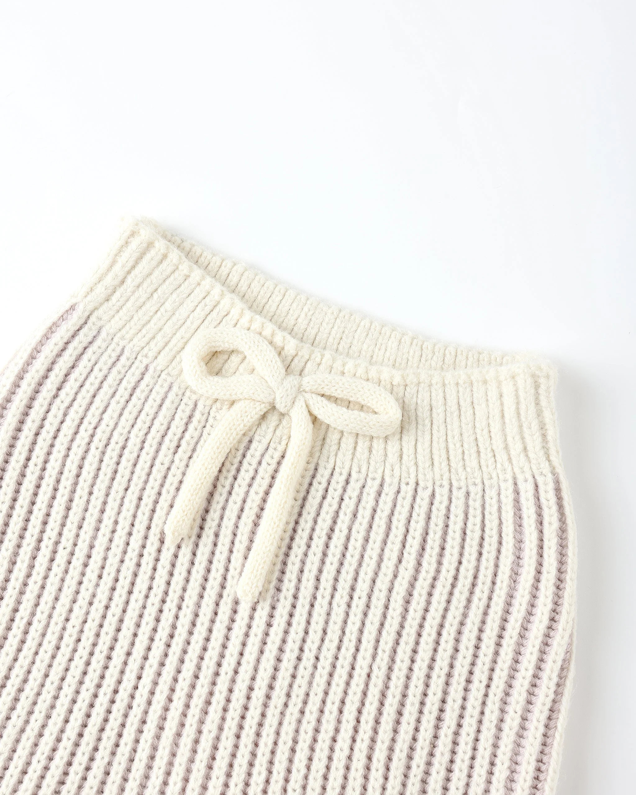 Chunky Knit Pant || Lilac - Image 7
