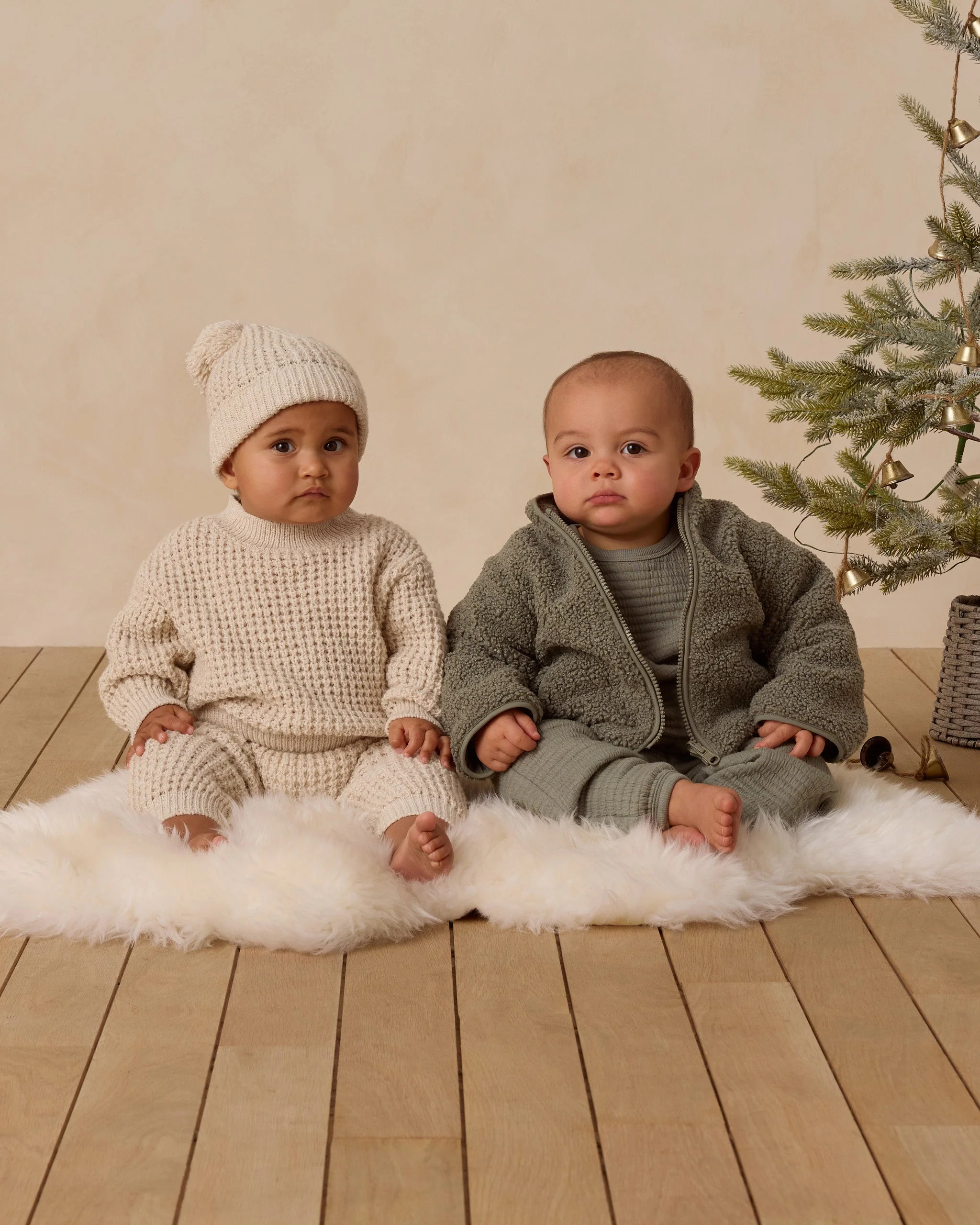 Chunky Knit Pant || Natural - Image 5