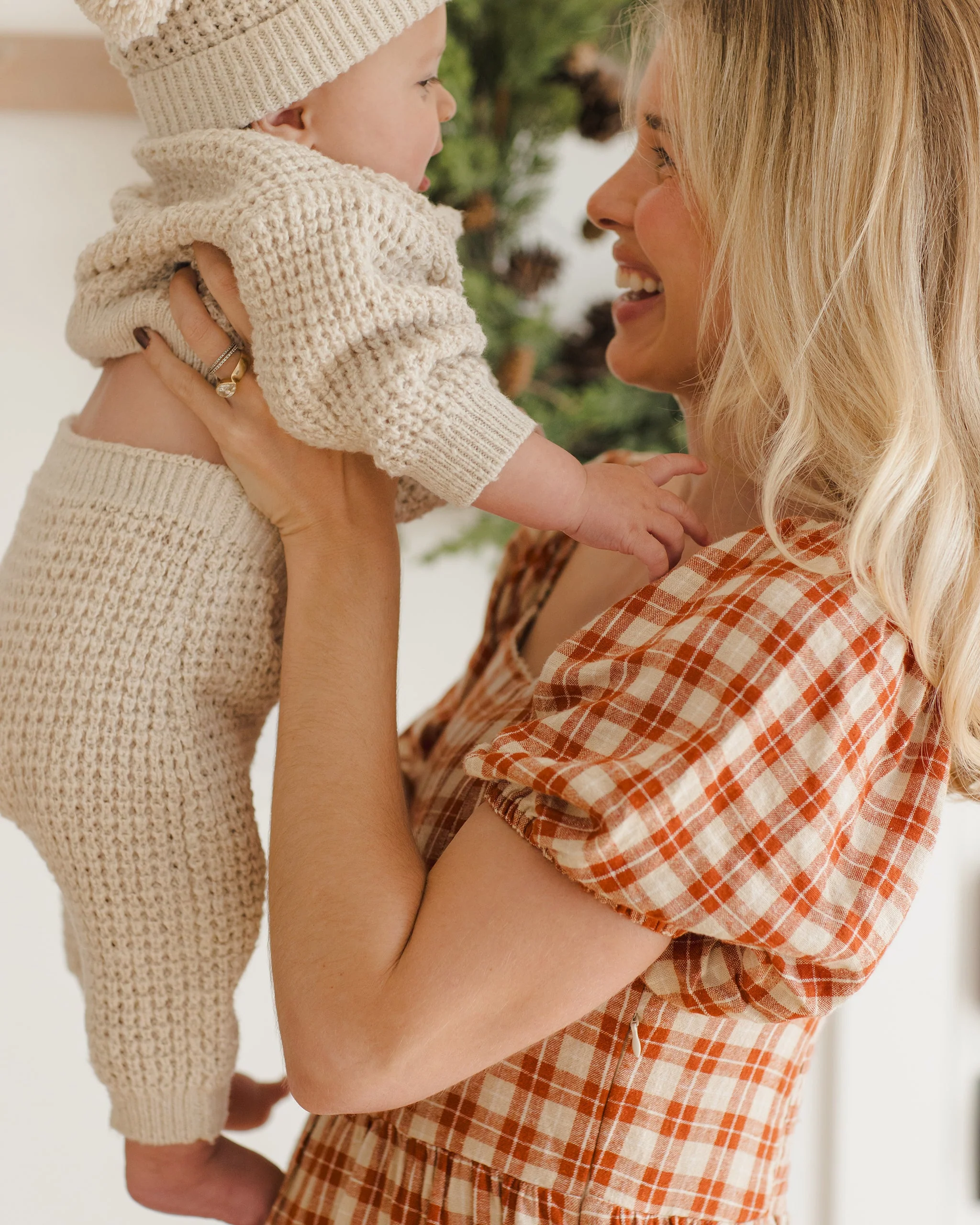 Chunky Knit Pant || Natural - Image 6