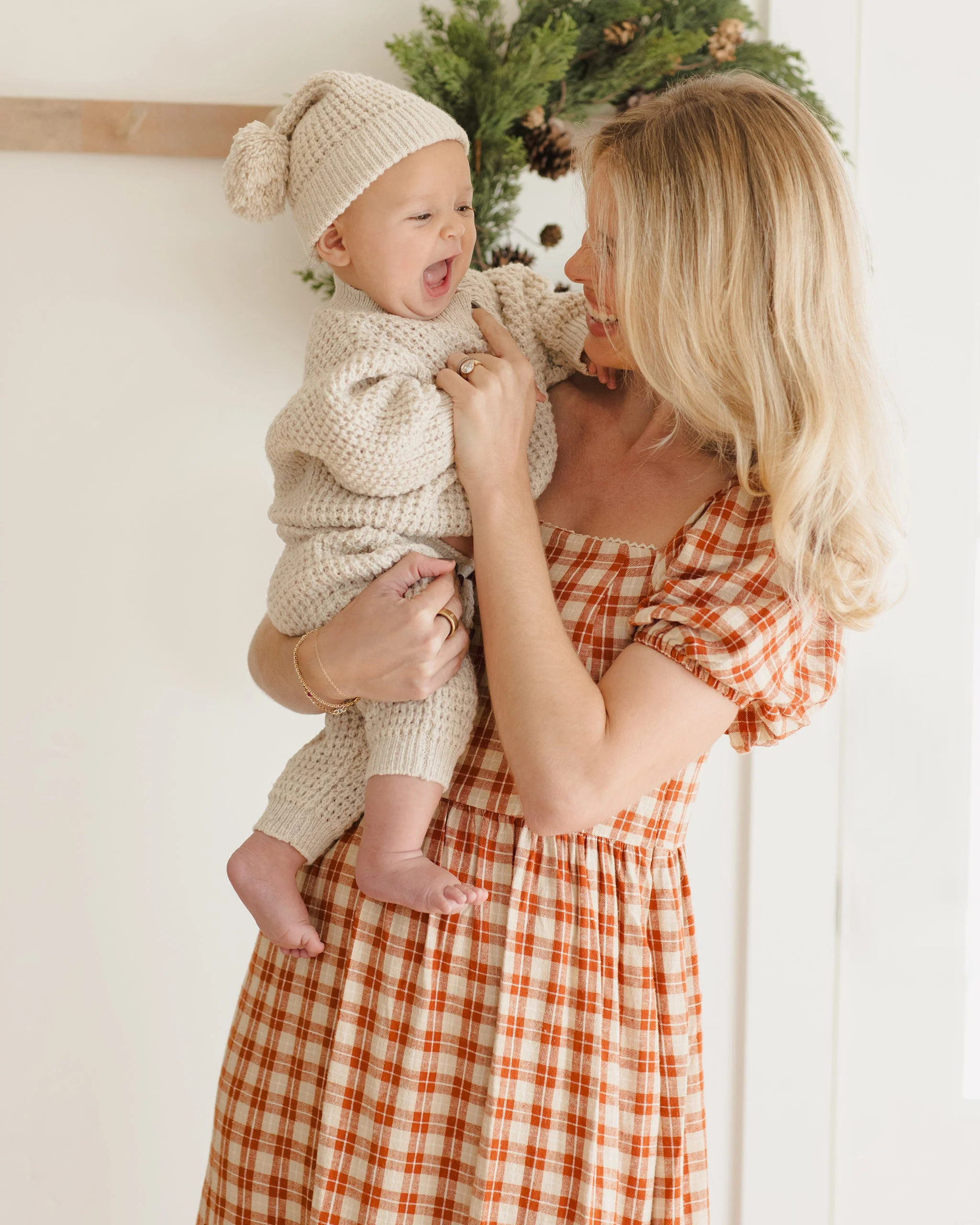 Chunky Knit Pant || Natural - Image 7