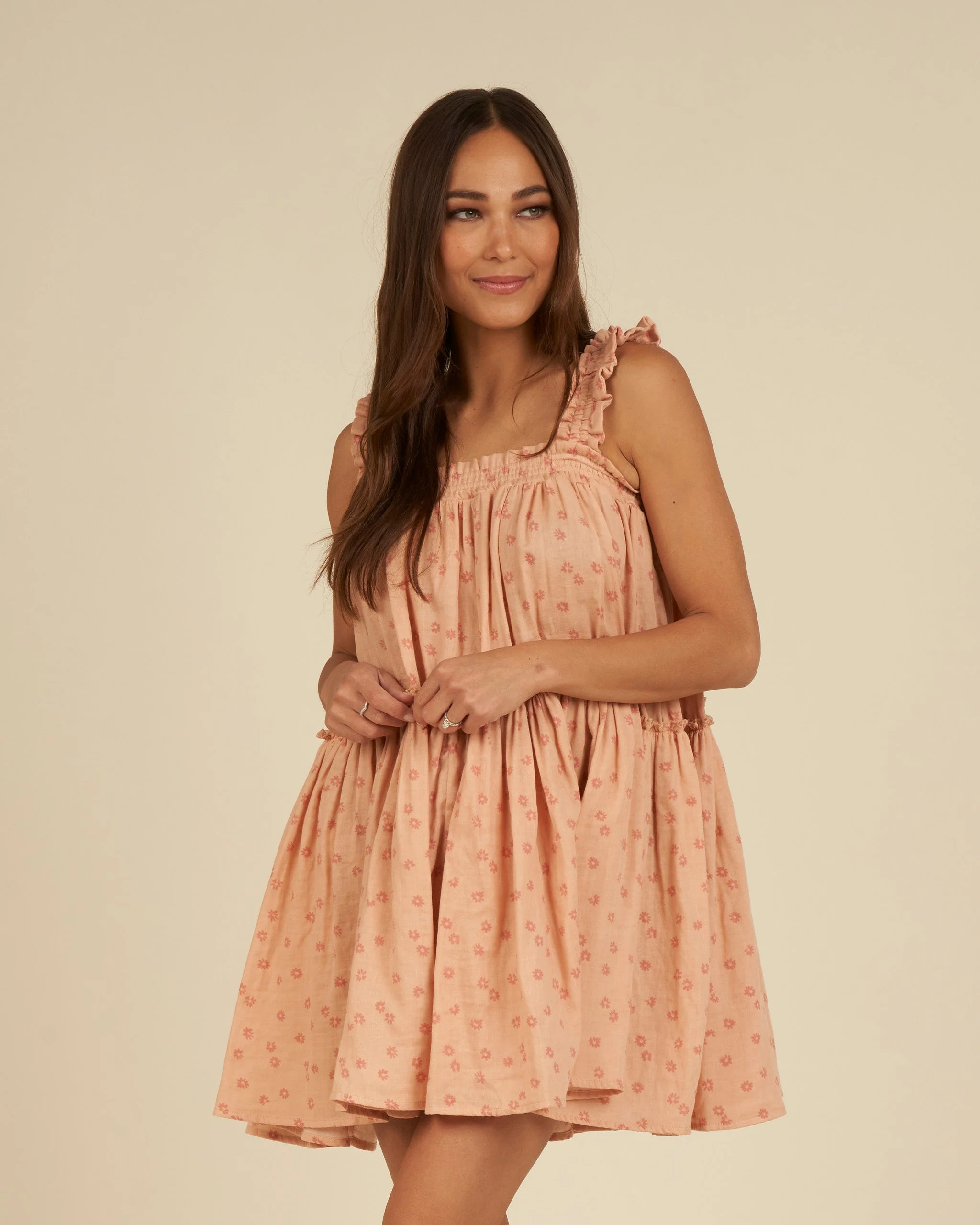 Cicily Dress | Pink Daisy - Image 2