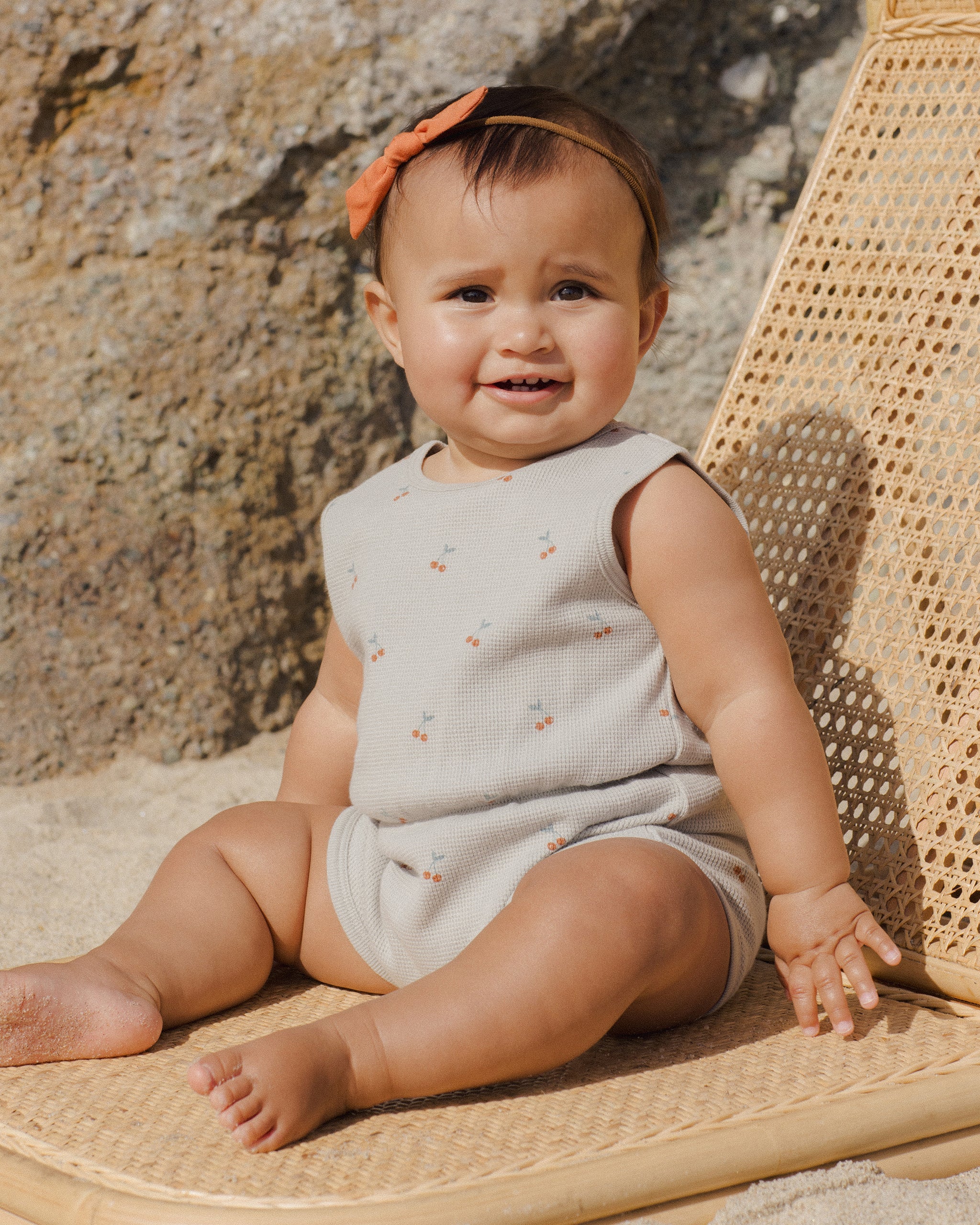 Cinch Playsuit || Cherries - Image 4