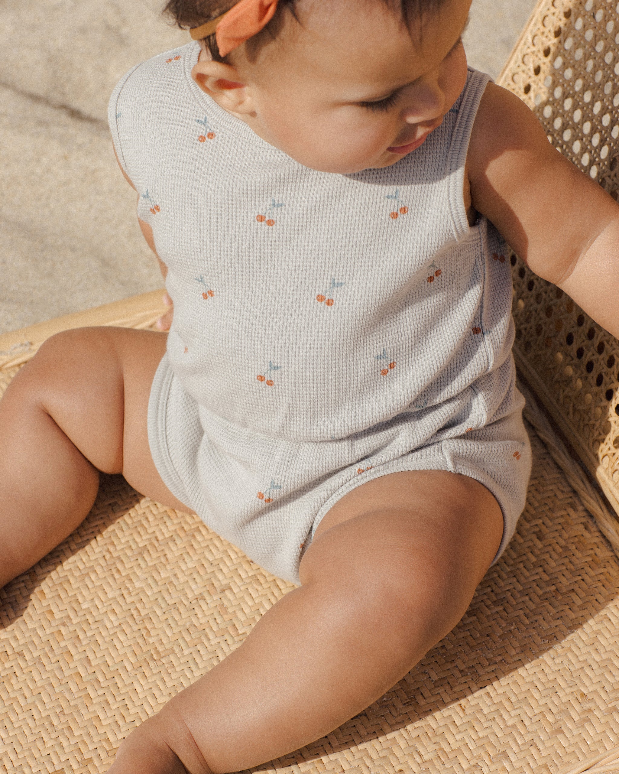 Cinch Playsuit || Cherries - Image 5