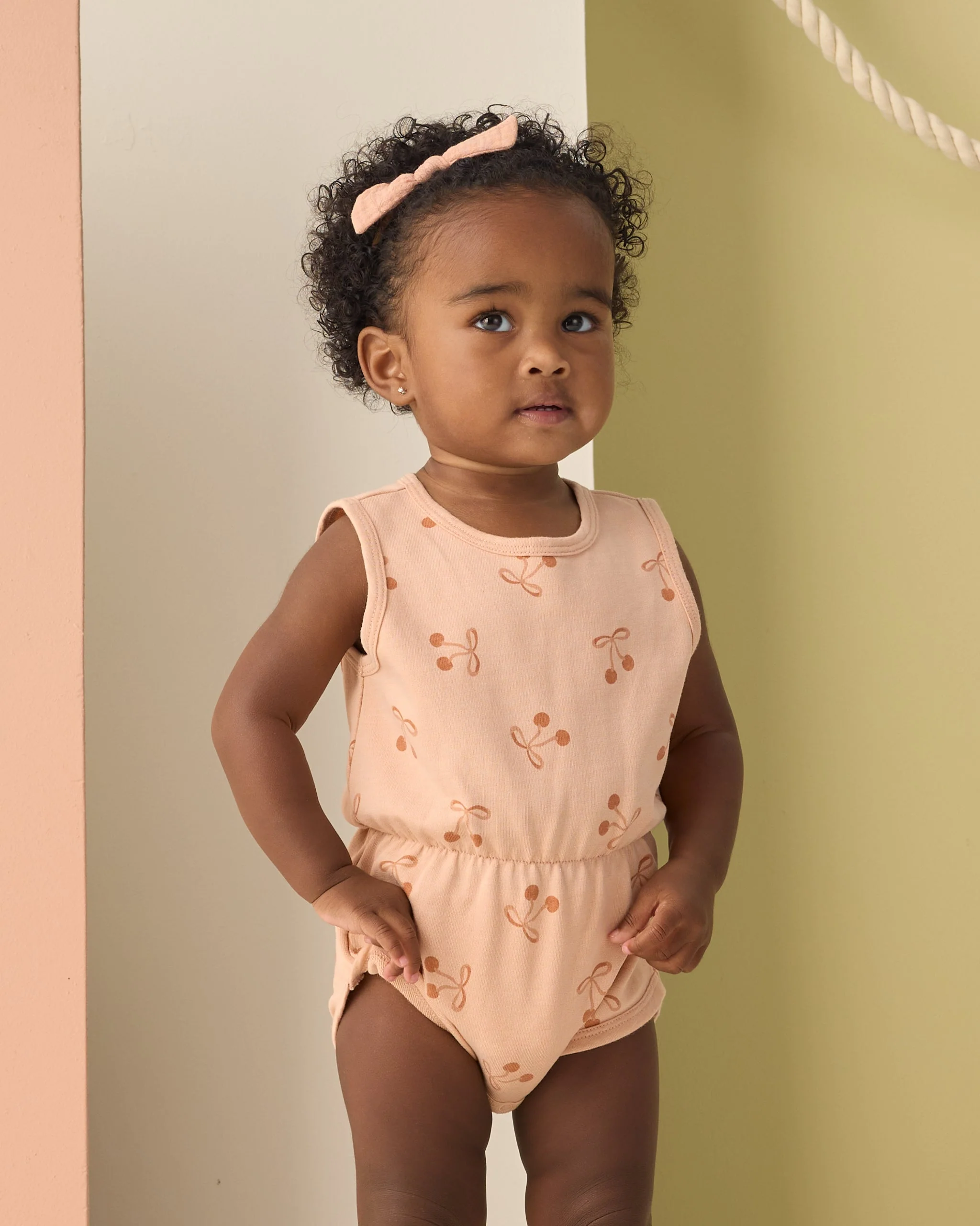 Cinch Playsuit Cherry Bows - Image 3