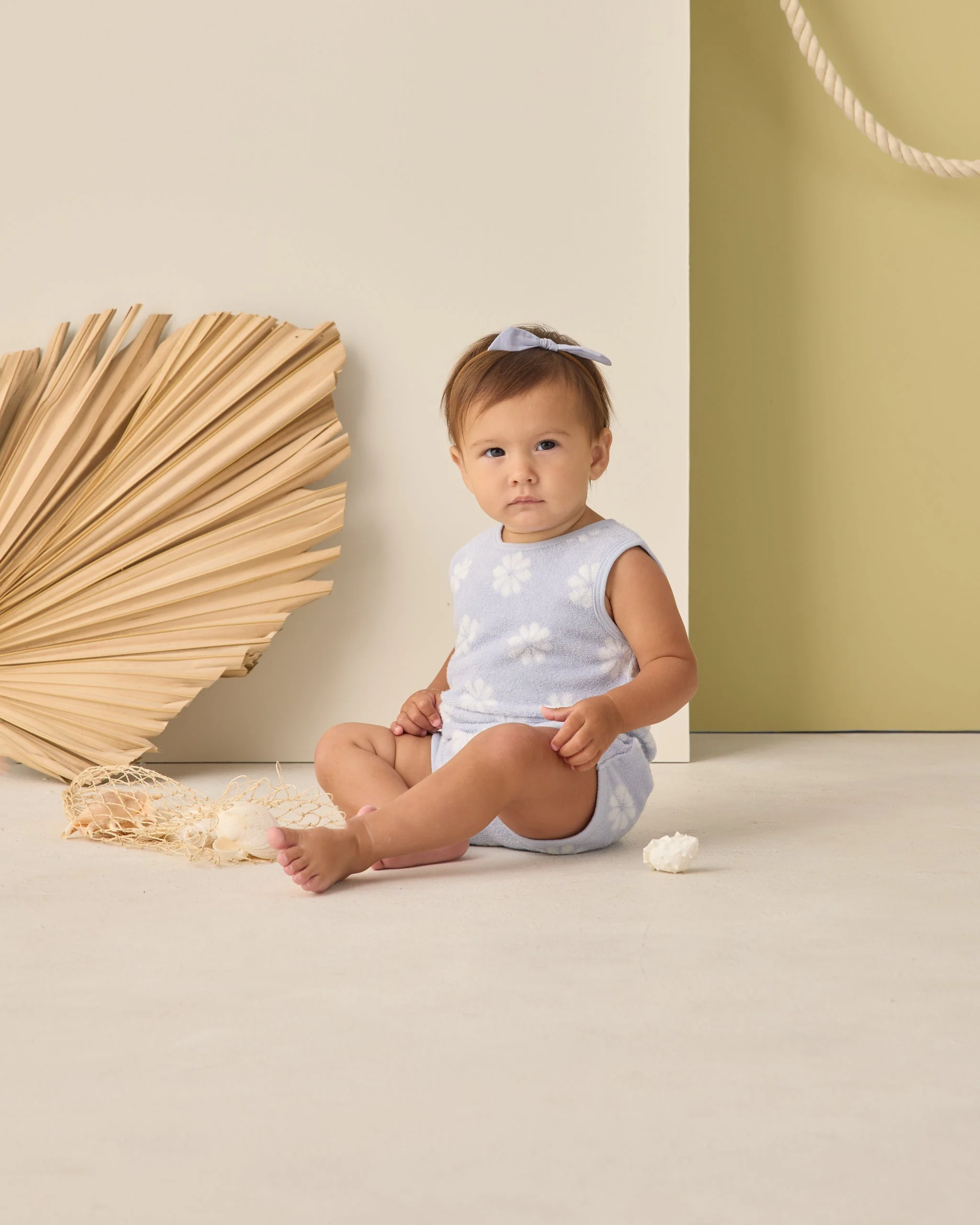 Cinch Playsuit Periwinkle Daisy - Image 2