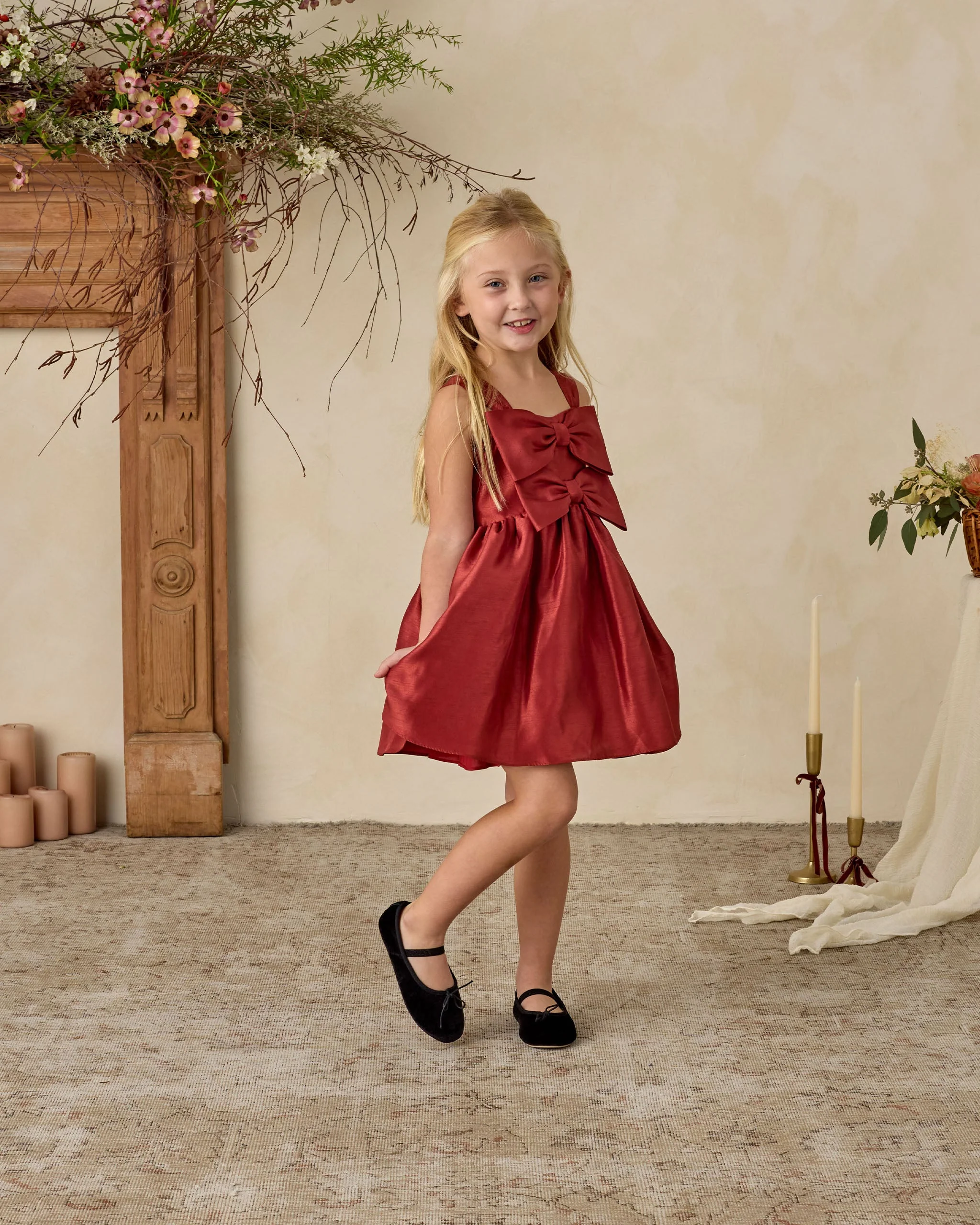 Cindy Dress | Ruby - Image 2